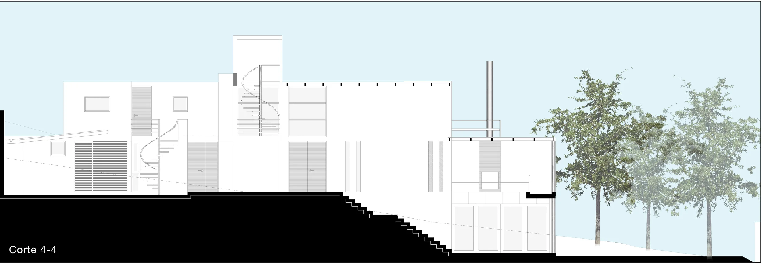 CORTE 4 - 4´