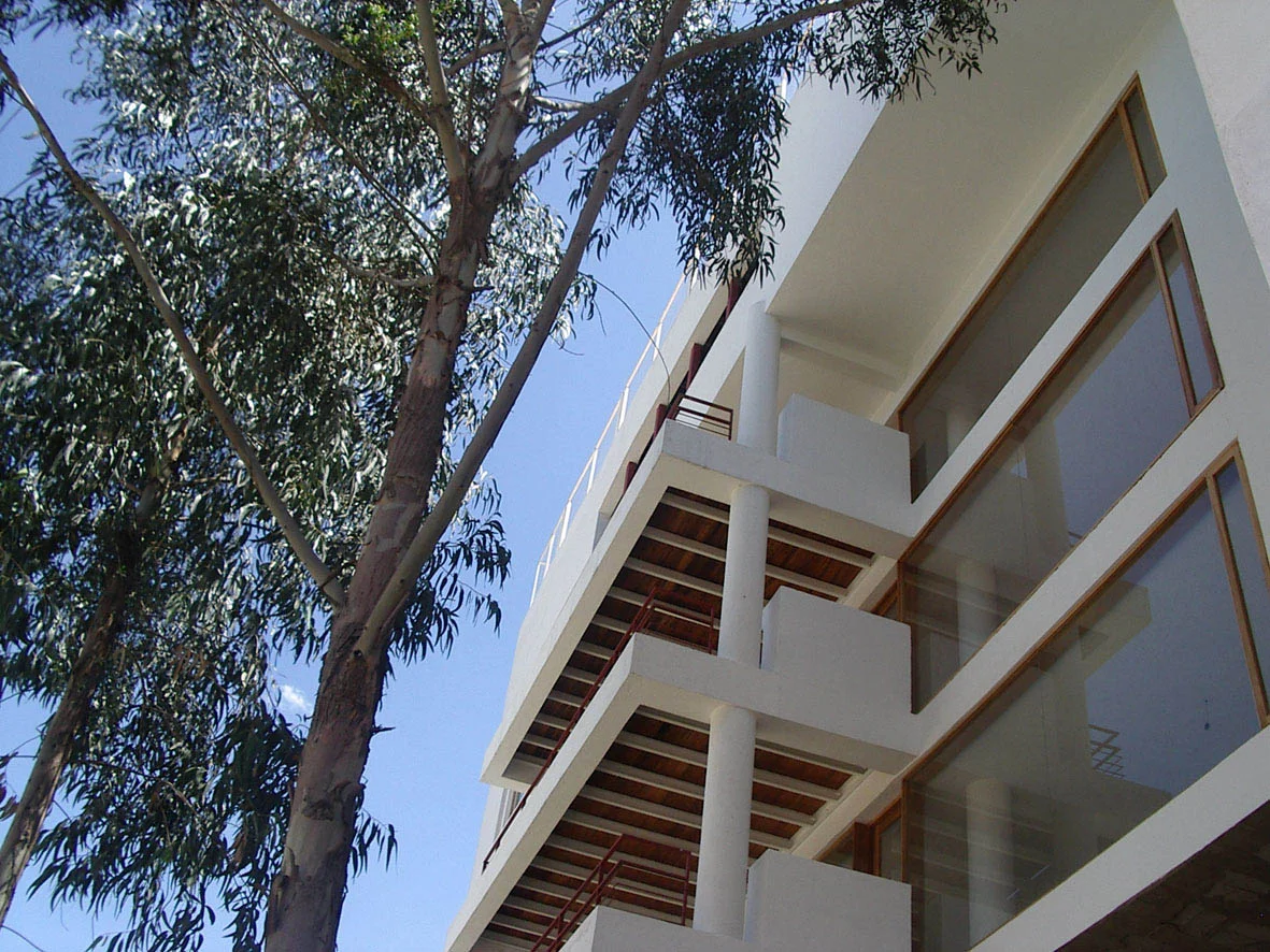 VISTA BALCÓNES EN LA FACHADA POSTERIOR