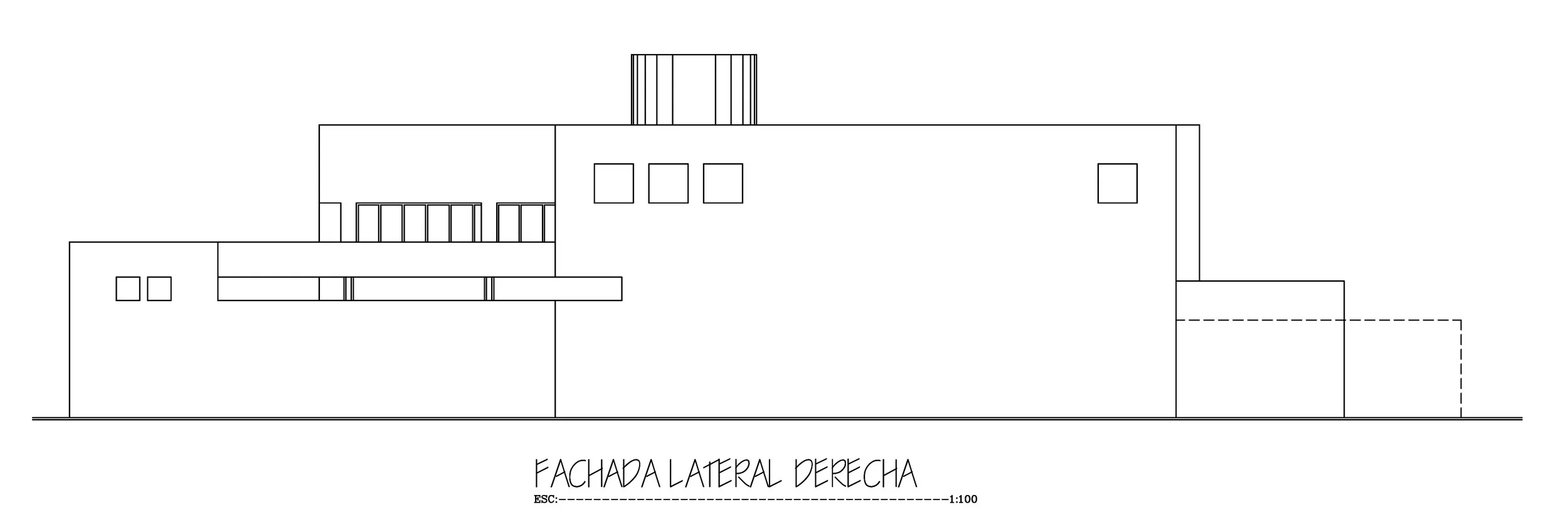 FACHADA LATERAL DERECHA