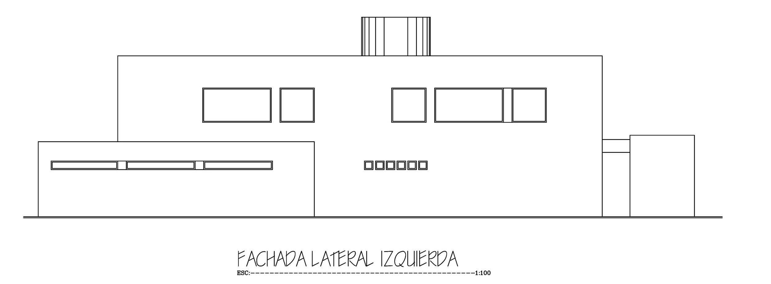 FACHADA LATERAL IZQUIERDA