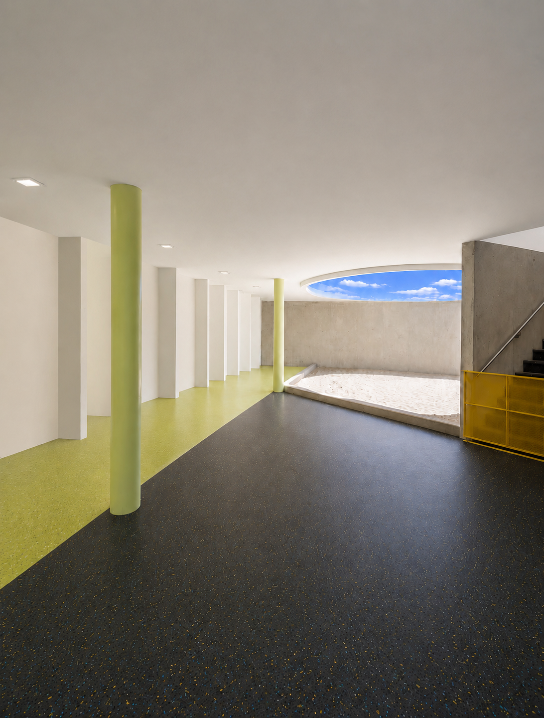 PATIO INTERNO CON APERTURA DE LUZ Y ARENERO