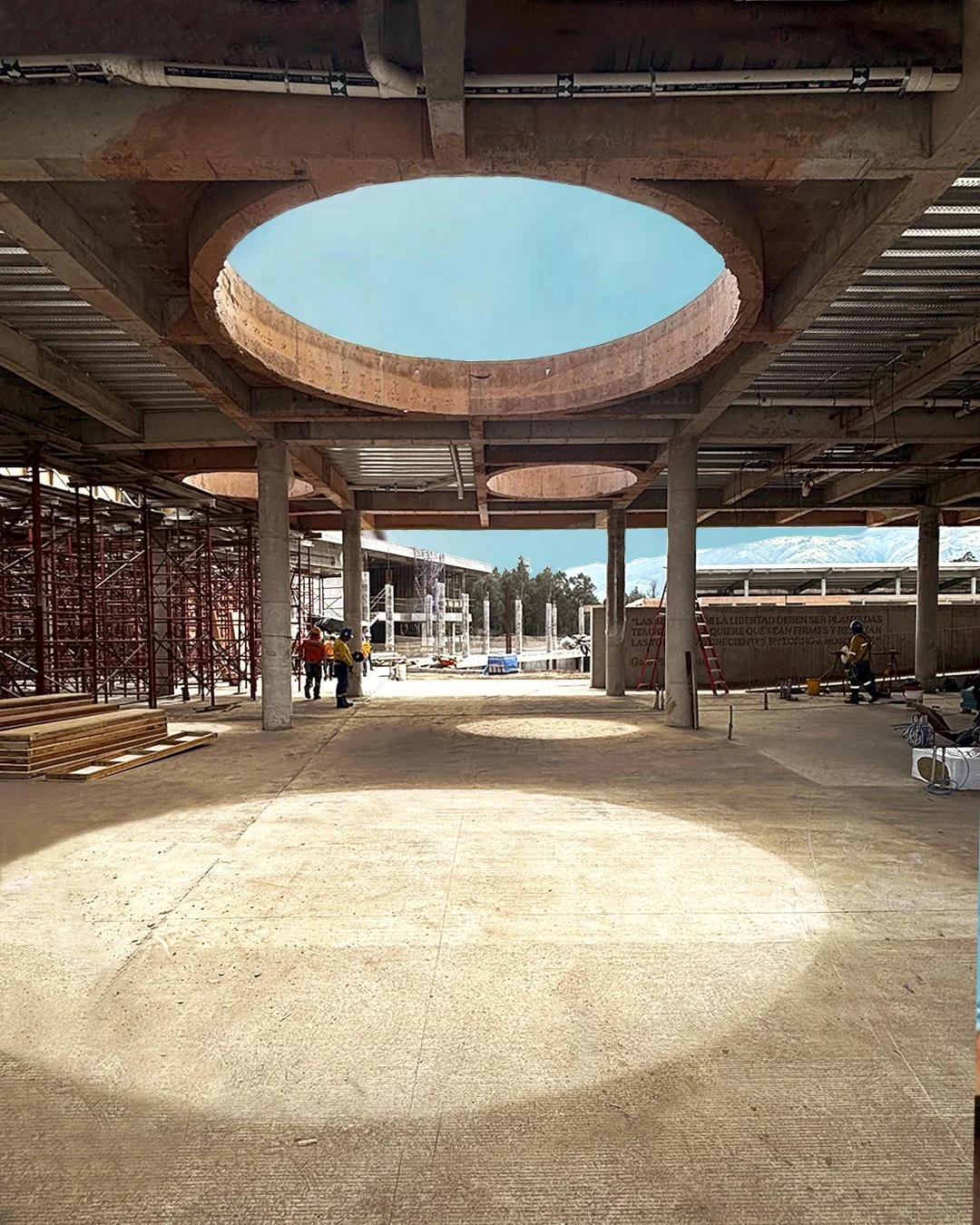 Welcome Center, Nuevo Colegio Americano de Quito – Campus Puembo. Endara Arquitectos.
