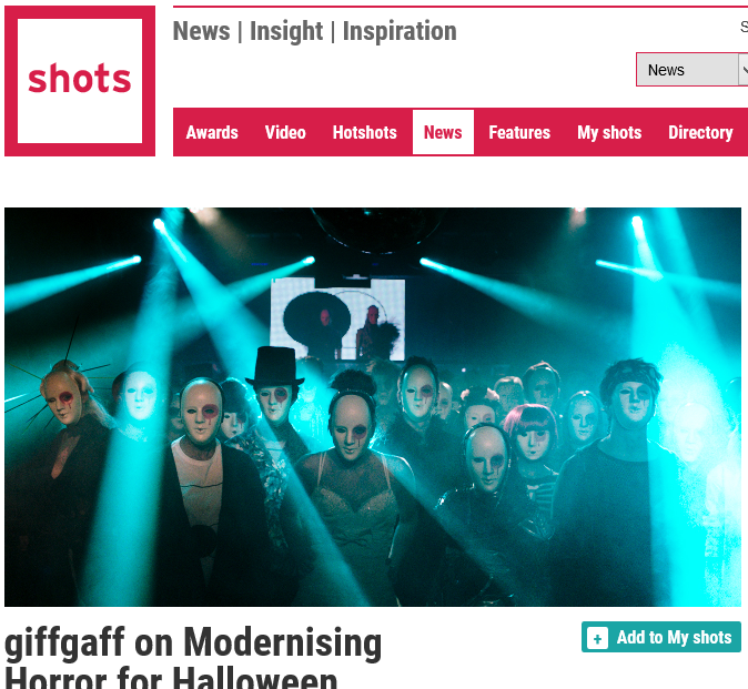 Shots: giffgaff on Modernising Horror for Halloween