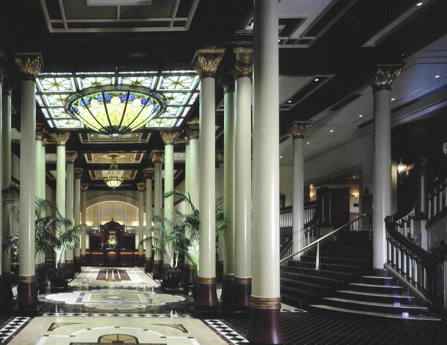 Driskill Lobby with stairs and front desk.jpg
