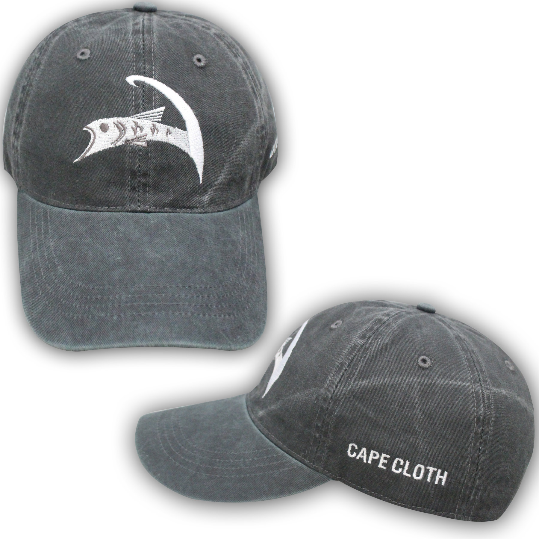 Pigment dyed Slate Gray for unique shading and fading characteristics on each hat