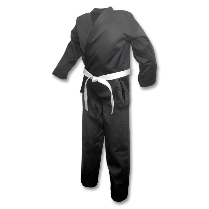 belt Black jacket pants NEW KD Elite Karate Uniform Size 7/210 