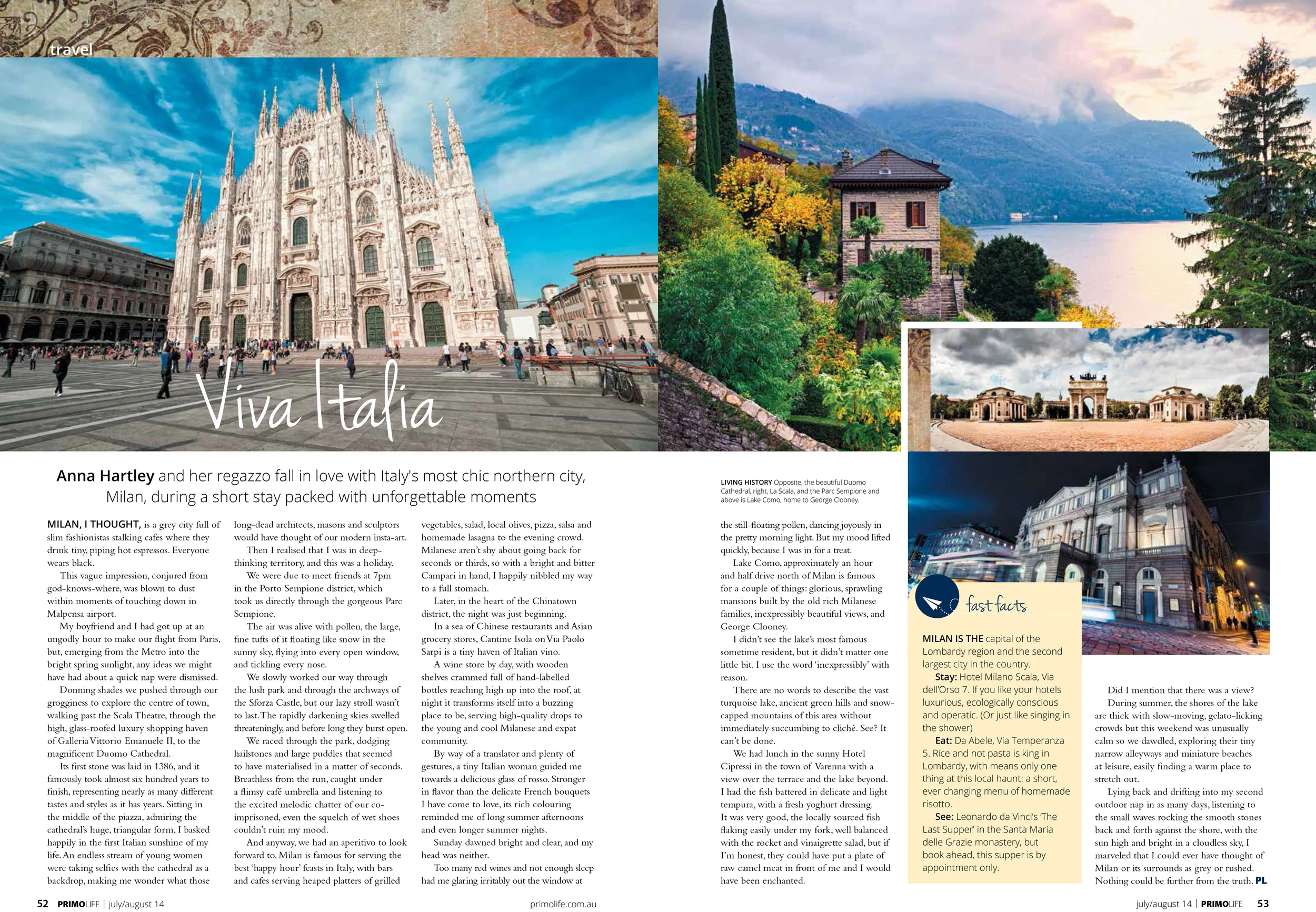 Viva Italia:  A Whirlwind Weekend In Milan