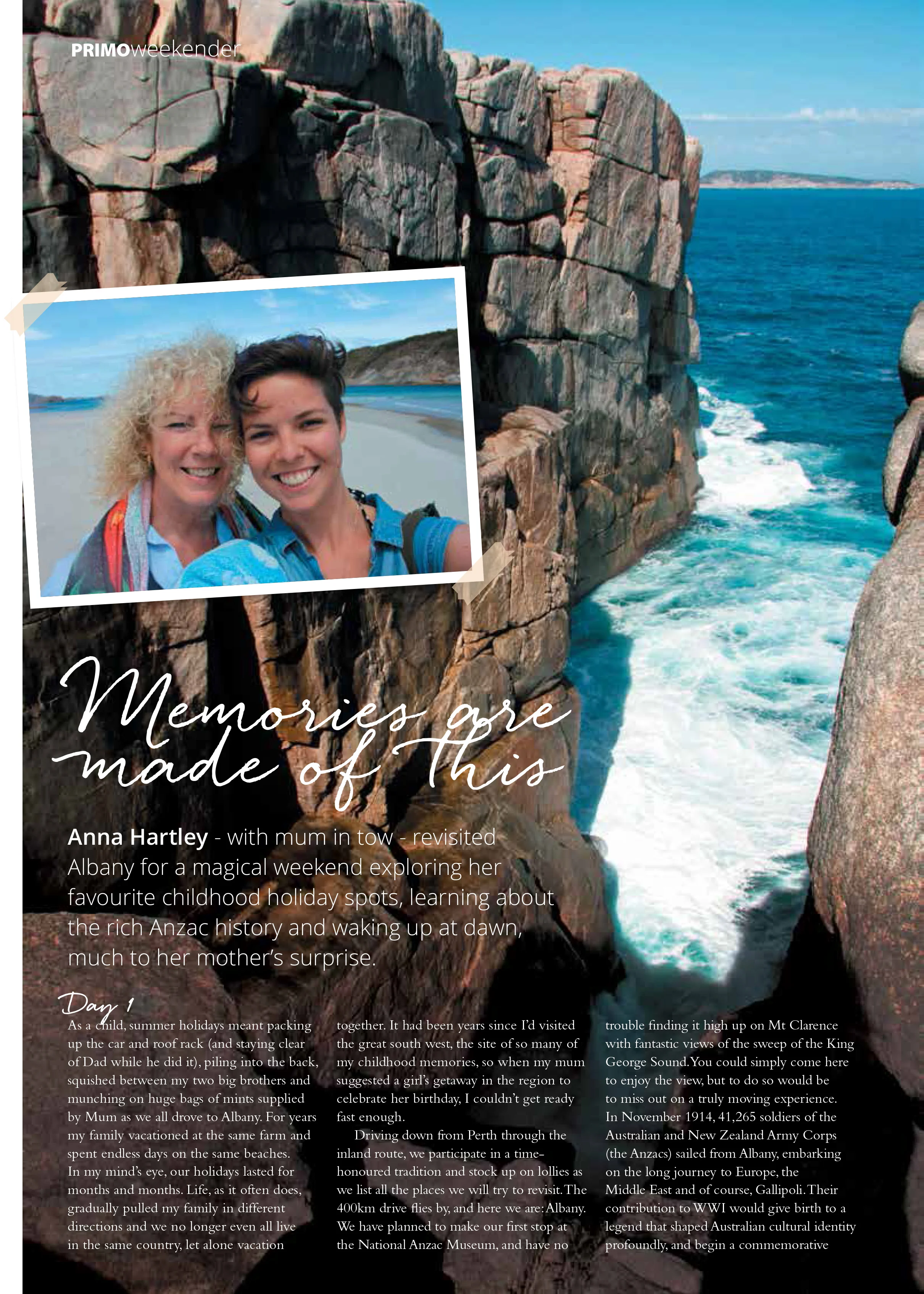 Memories are made of this: Exploring Australia's South West Coastline