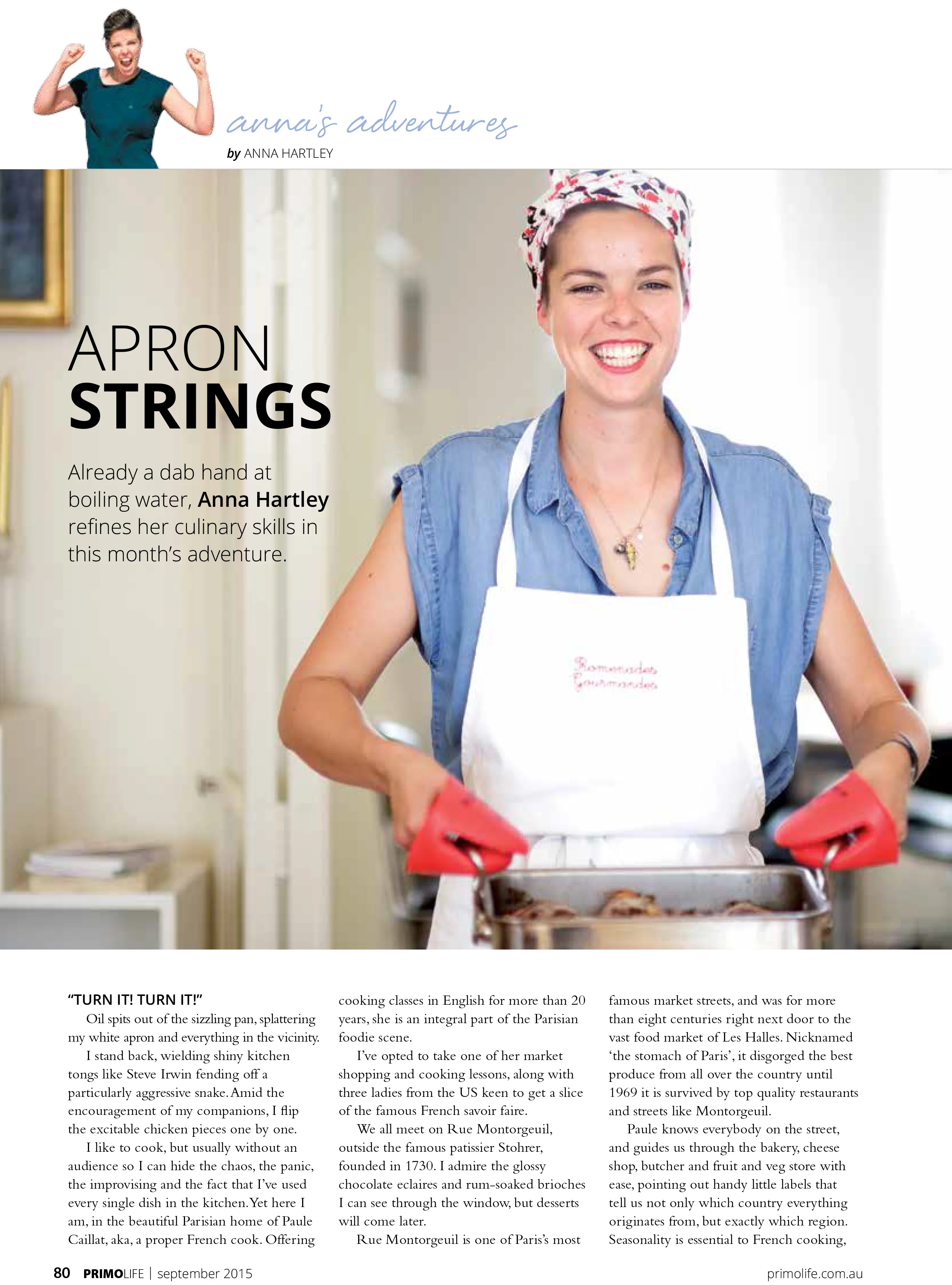 Anna's Adventures: Cooking authentic French cuisine