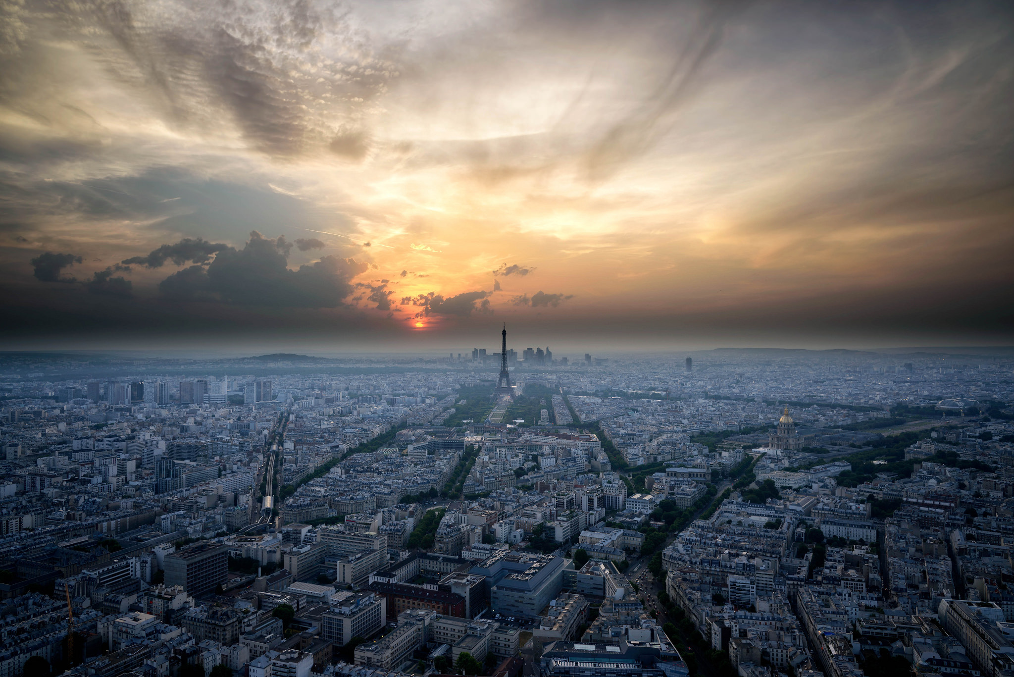 Paris skyline. flickr