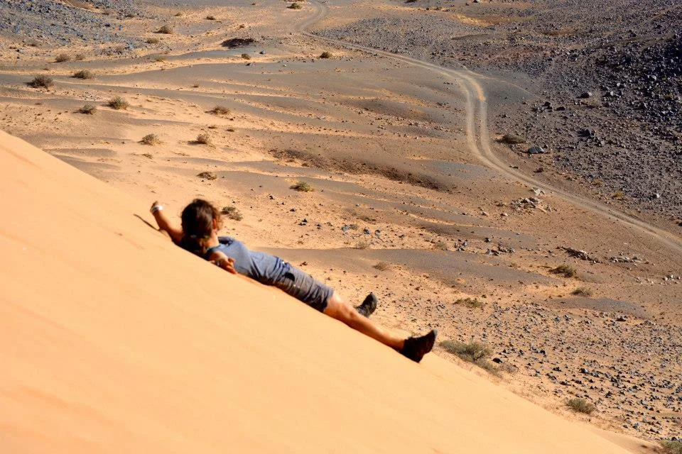off-duty Bianca chilling in Namibia/ © Jade Jacobsohn