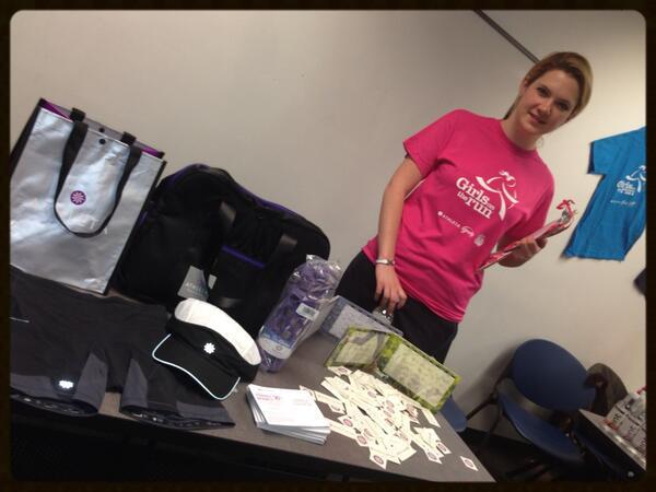 Alison repping Athleta at the Girls on the Run NYC Spring 2013 Coach Kick-off Event!