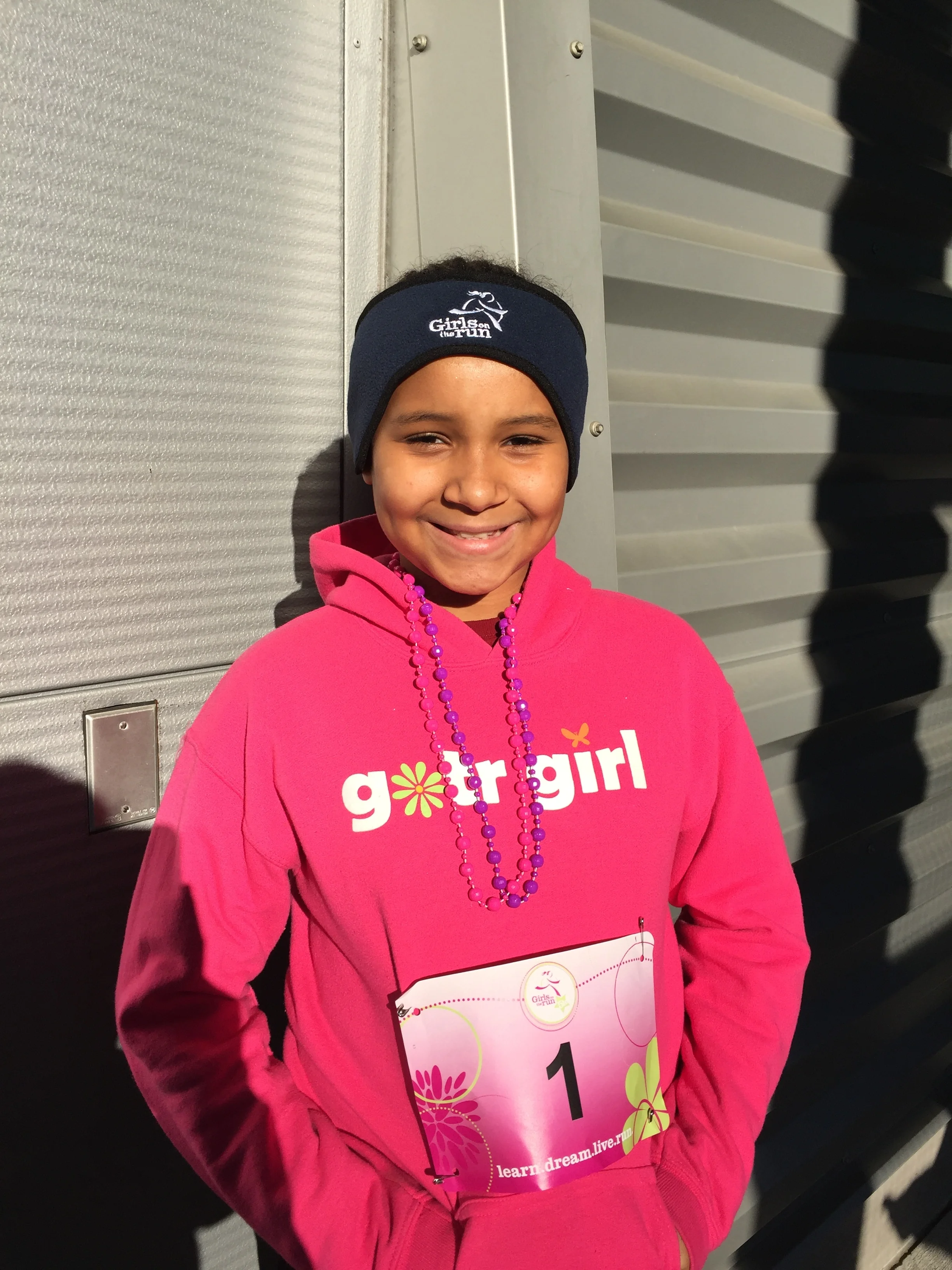 Reign "Because one, it's a lot of fun. It feels like I can just be me with a lot of other girls running. It's a unique program and I like running with my friends. I have run for four years."
