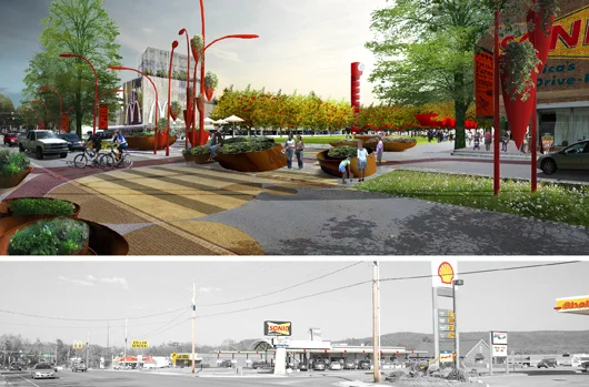 Townscaping an Automobile-Oriented Fabric