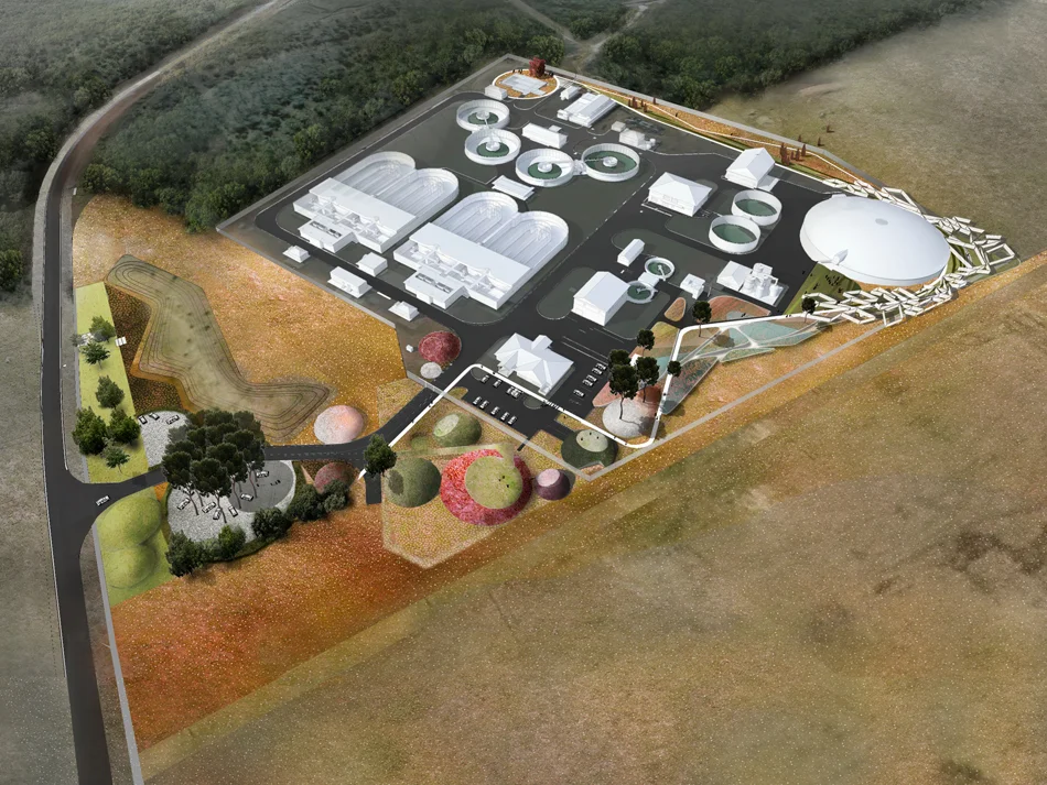 West Side Wastewater Treatment Plant Xeriscape Garden