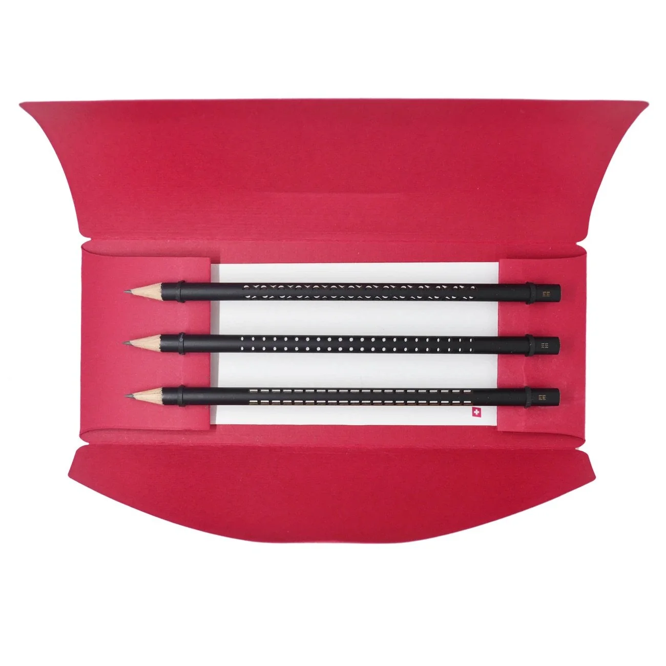 Set of 3 Laser Sculpted Pencils by Tat-Tat