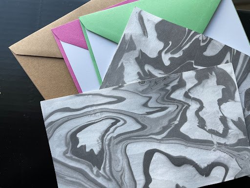 Suminagashi Japanese Marbling Art Kit- Same Day Free Shipping! Create 16+  pieces of artwork – 4th Street Studios Art Café and Victorian Greenhouse