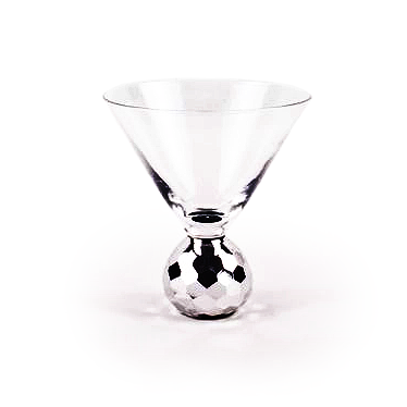 Stainless Steel Martini Glasses: 8 oz Shatterproof 18/8 Mirror