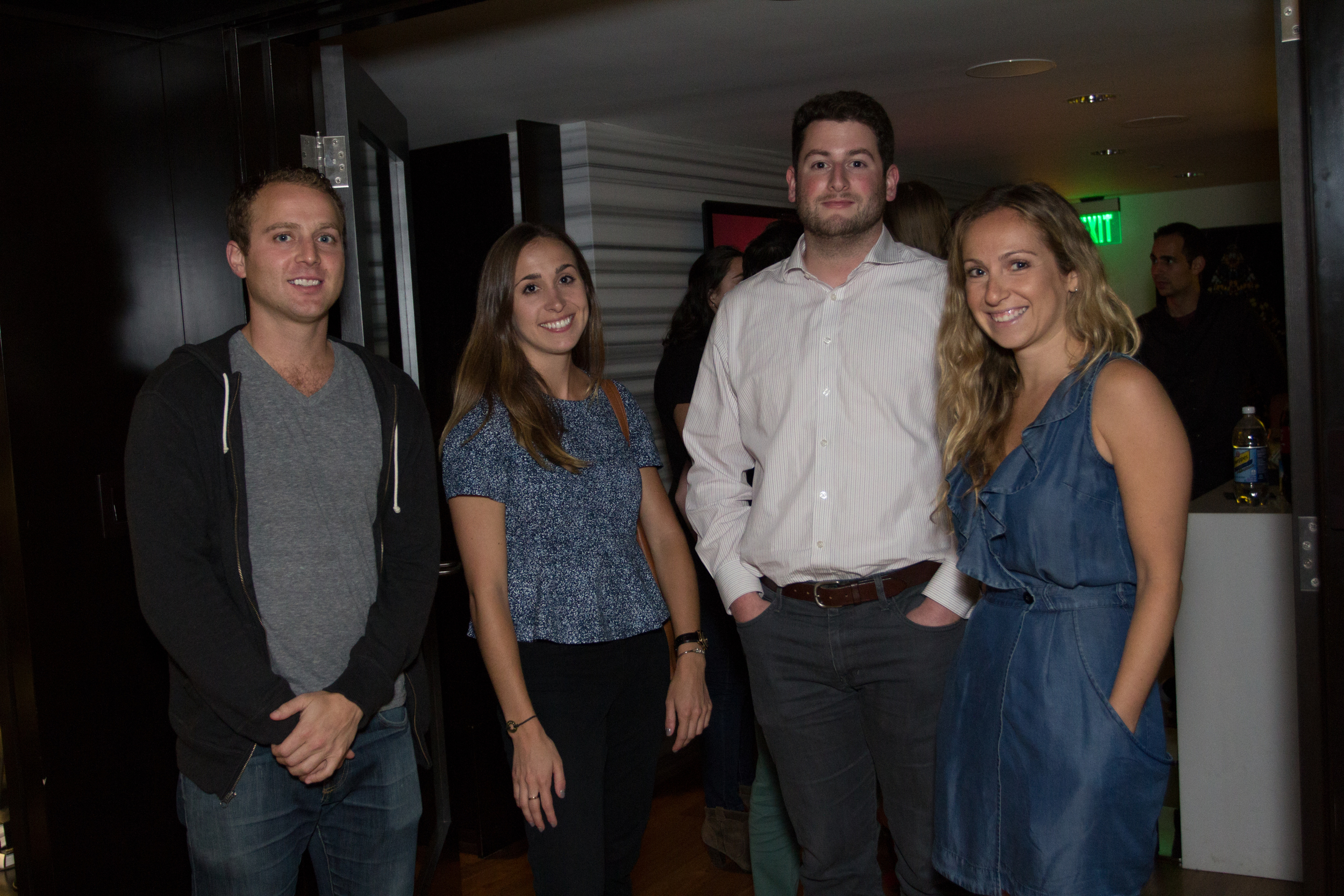 Trevor Walsh, Sam Kokin, Ariel Kaye, & Guest