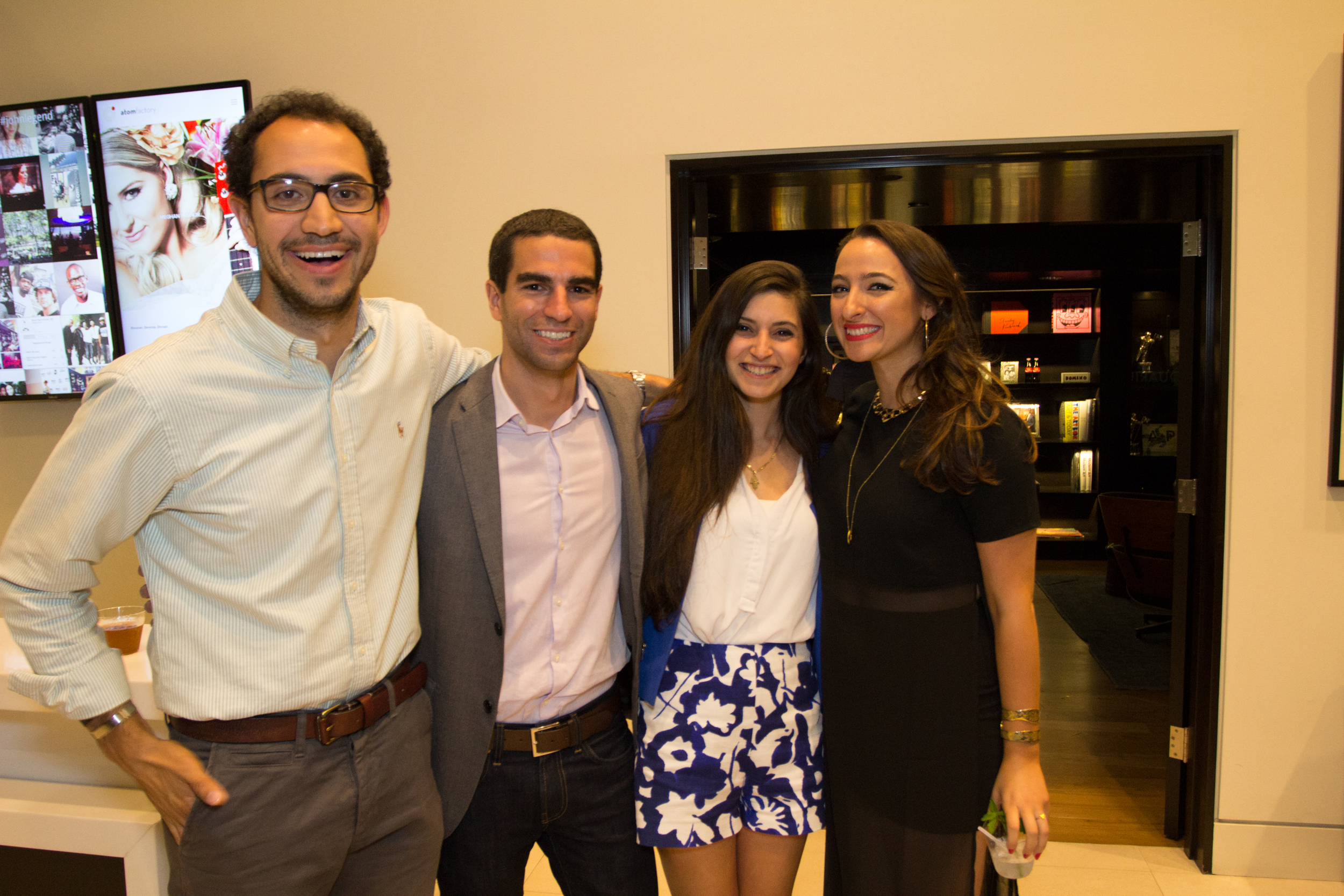  Arteen Arabshashi of Karlin Venture, Mike Fernandez of Velos Partners, Liora Simozar, Aliza Kelly Faragher of Align 