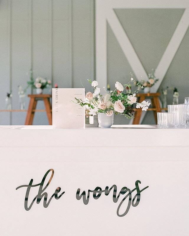 Personalize your bar for a unique touch! 🍹

Photography : @amandaweiphoto
Planning : @blushingjoyevents
Event and floral design : @aprilbaytan
Stationery design : @kellydesign.co
Videography : @awkwardtm
DJ : @djjeremyproductions
Cake : @whiskcakecr