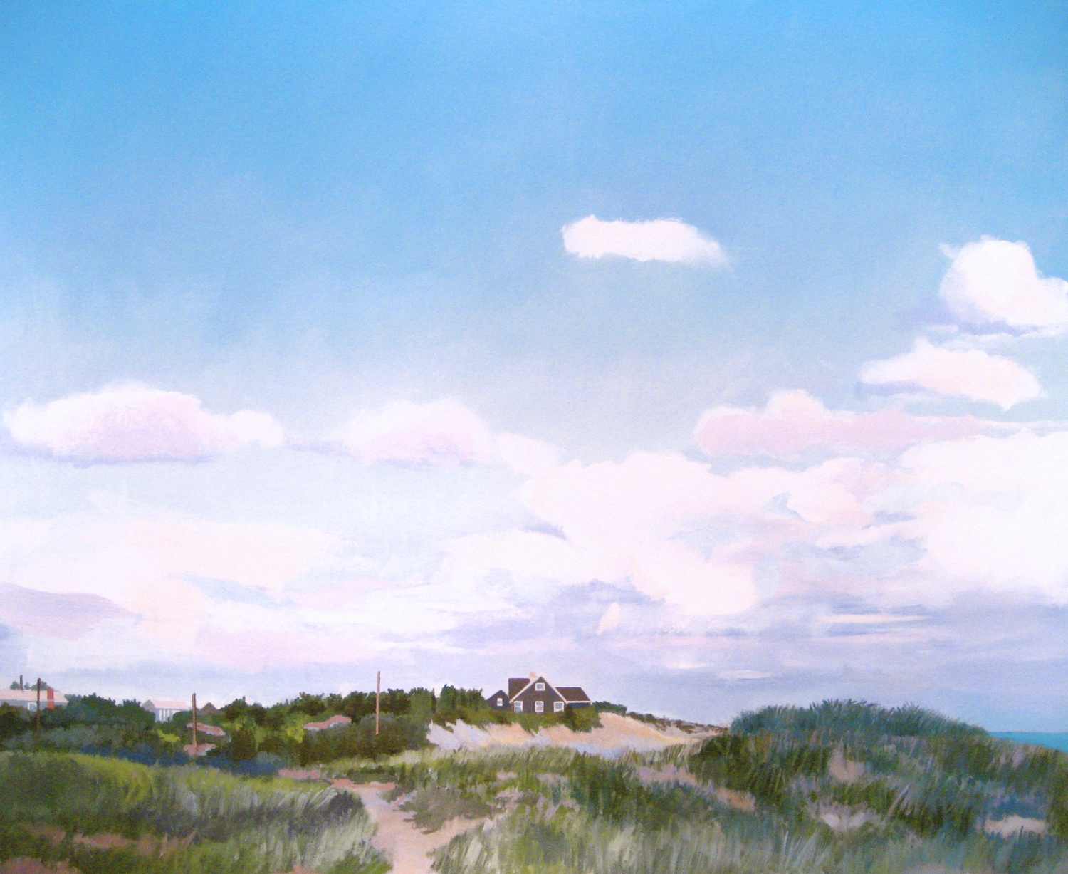 Atlantic Beach, 2007, oil on canvas, 30x36"