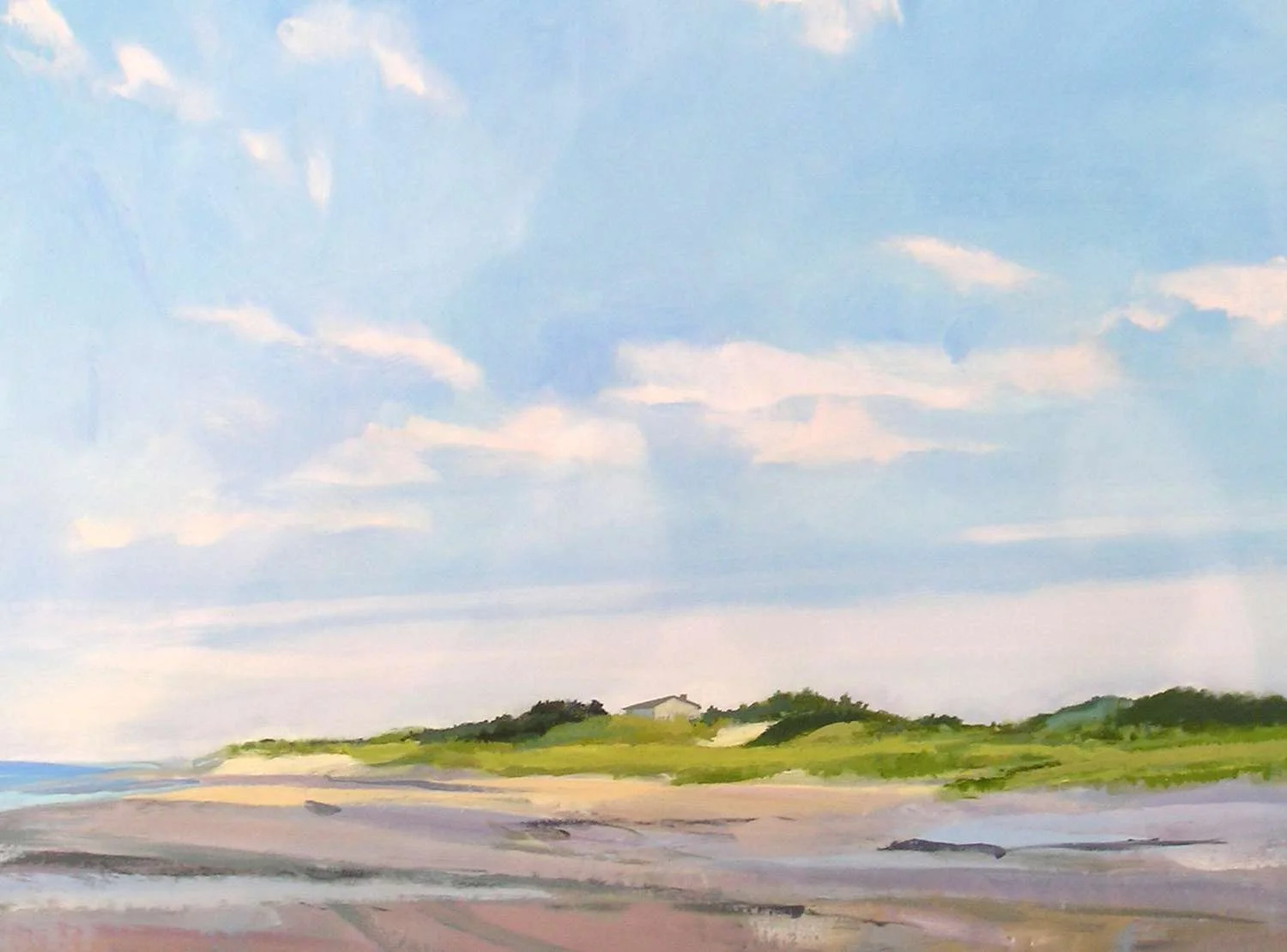 Indian Wells Beach 2, 2005, oil on paper, 24x30"