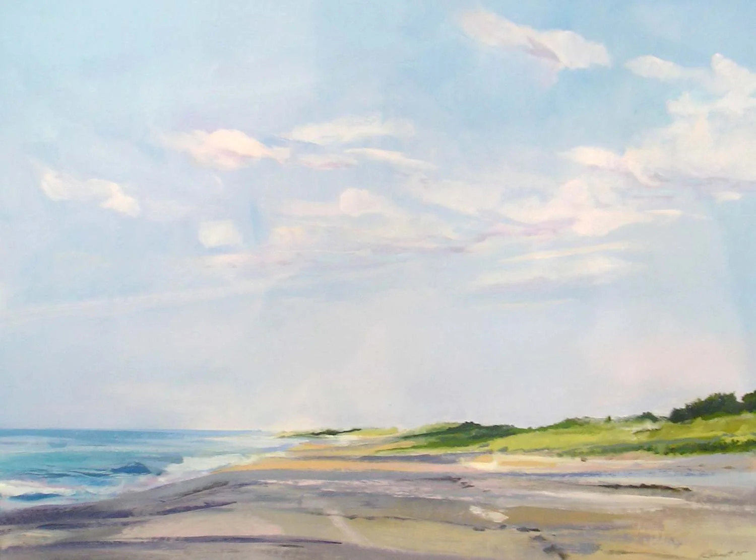 Indian Wells Beach 3, 2005, oil on paper, 24x30"