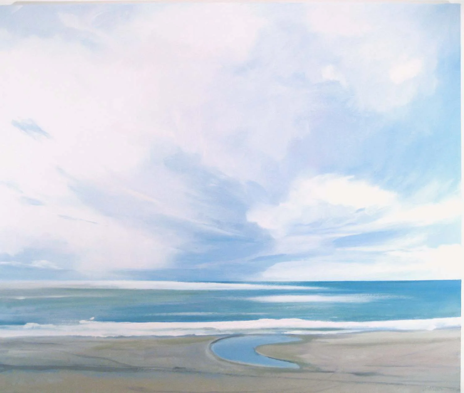 Pacific Storm, 2008, oil on canvas, 30x36"