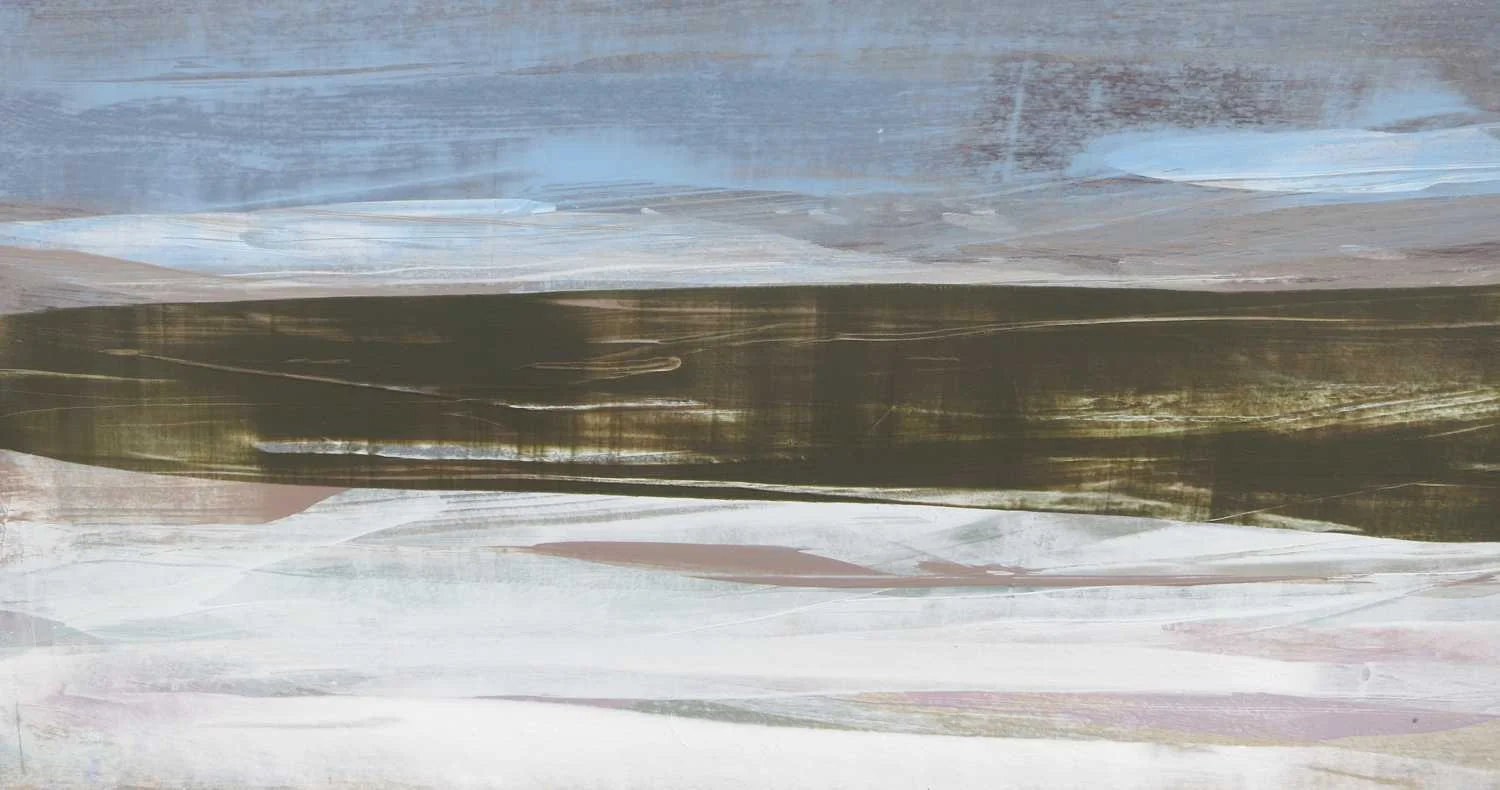 Dutchess County 4, 2013, acrylic on museum board, 12x22"