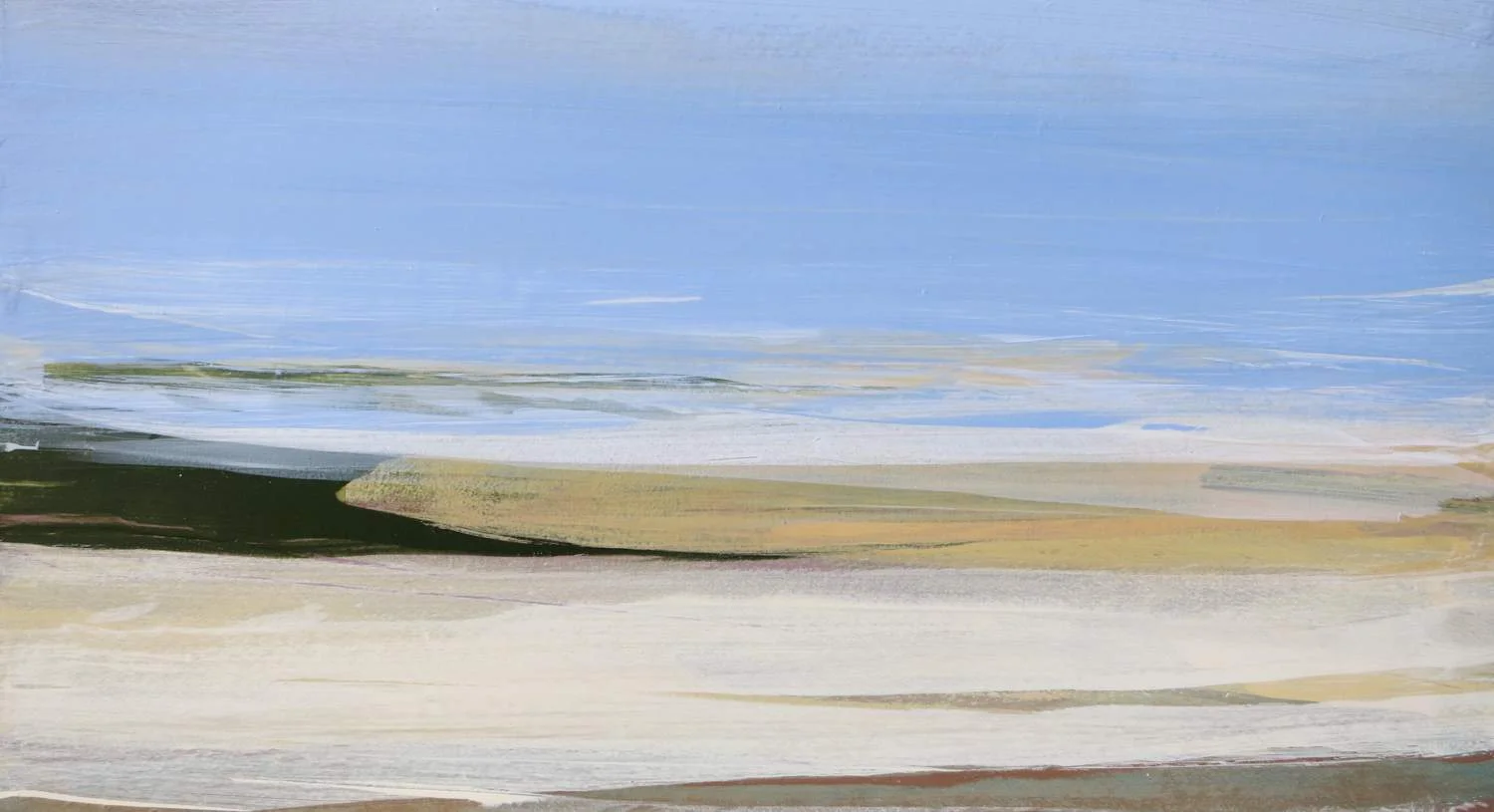 Dutchess County 8, 2013, acrylic on museum board, 12x22"