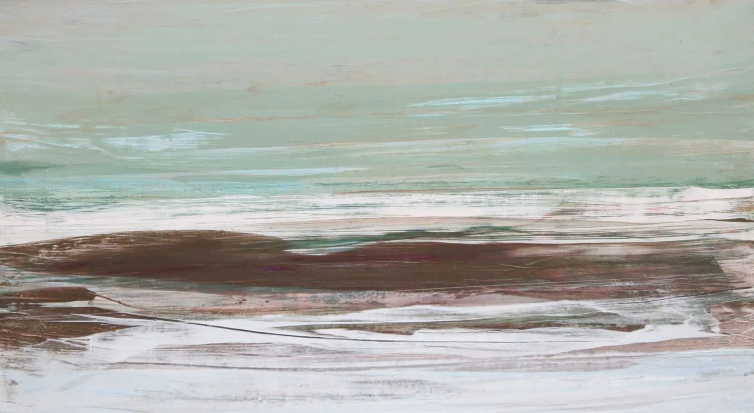 Dutchess County 10, 2013, acrylic on museum board, 12x22"