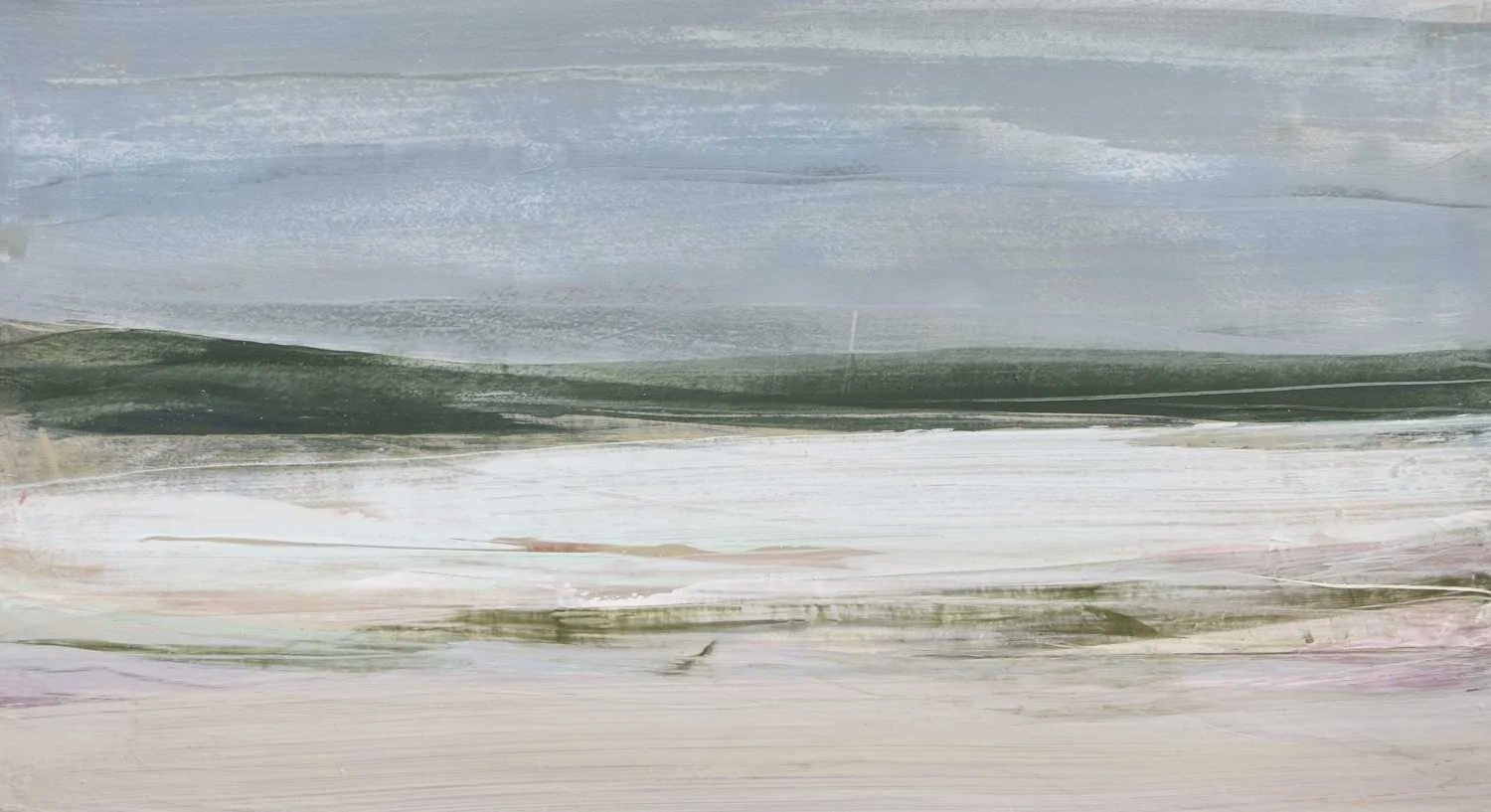 Dutchess County 12, 2013, acrylic on museum board, 12x22"