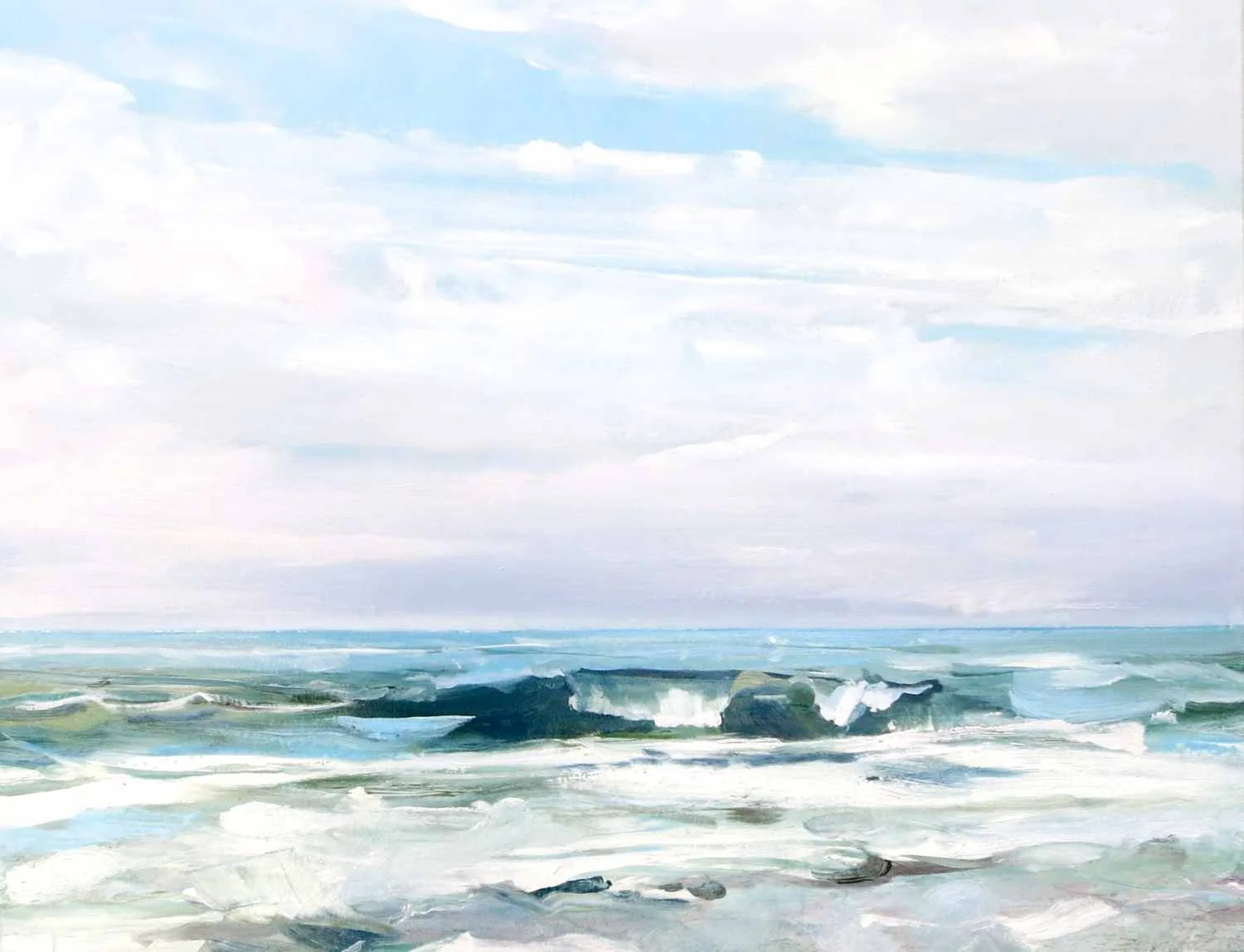 Indian Wells-April, 2012, oil on canvas, 22x28"