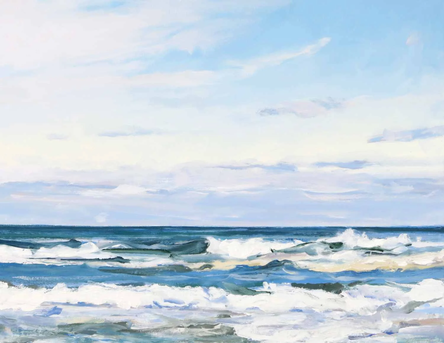 Indian Wells-High Tide, 2012, oil on canvas, 22x28"