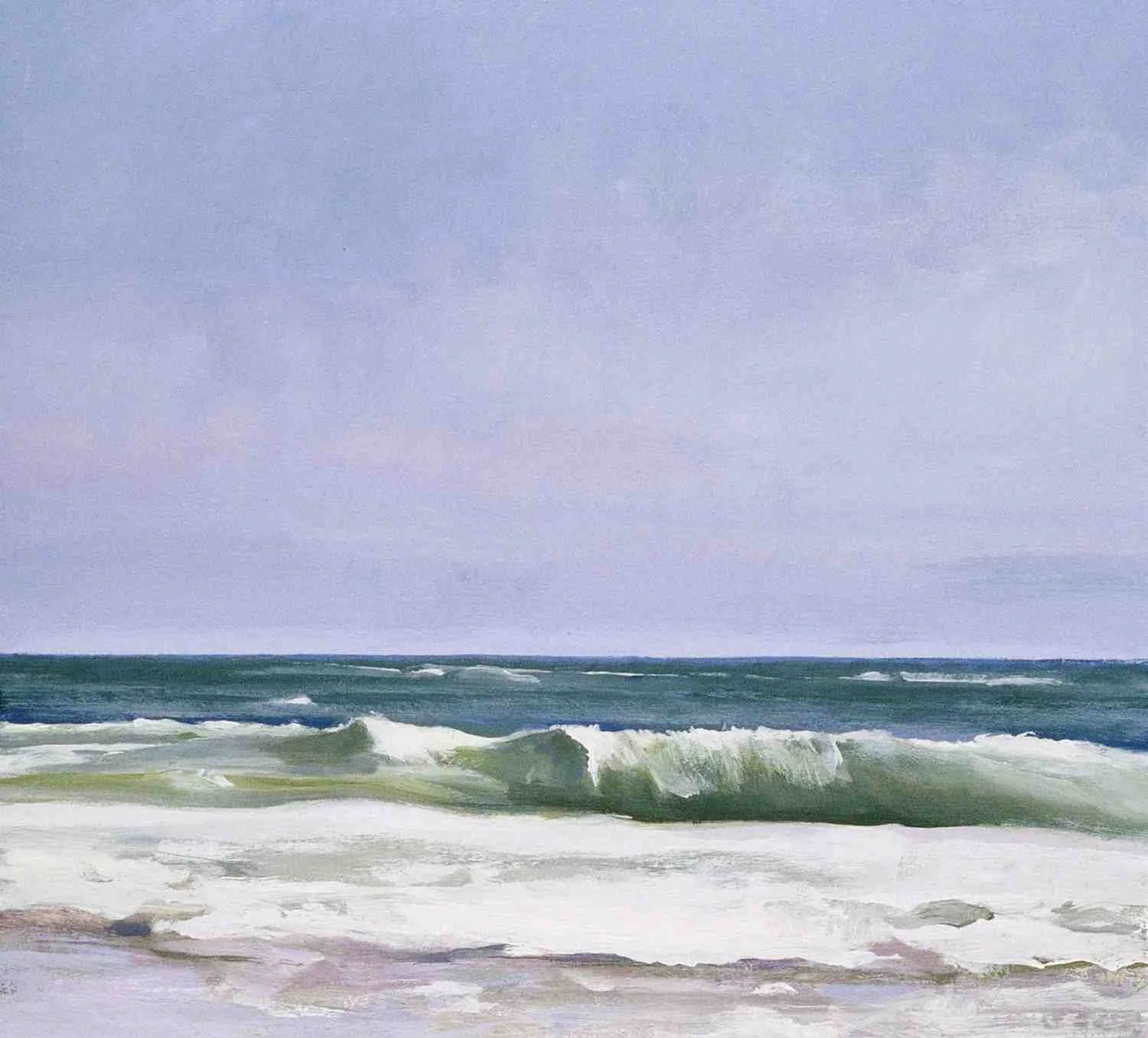Wave Surge, 2003, oil on paper, 22x30"
