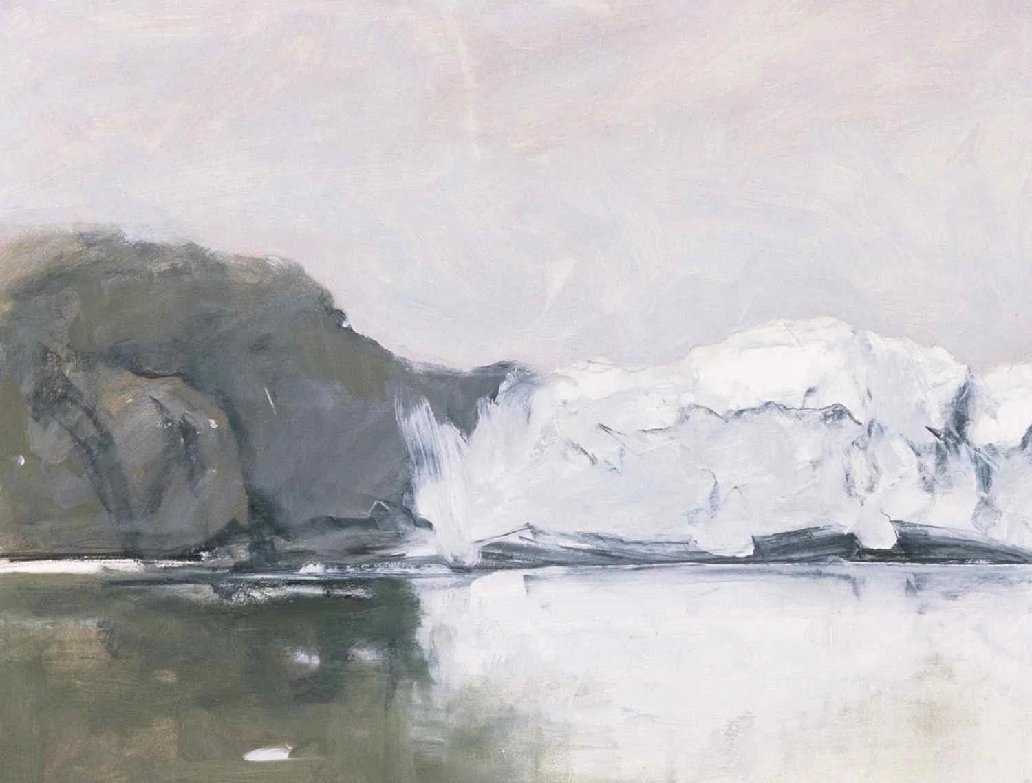 Glacier Bay, Iceberg 2, 1991, 22x30"