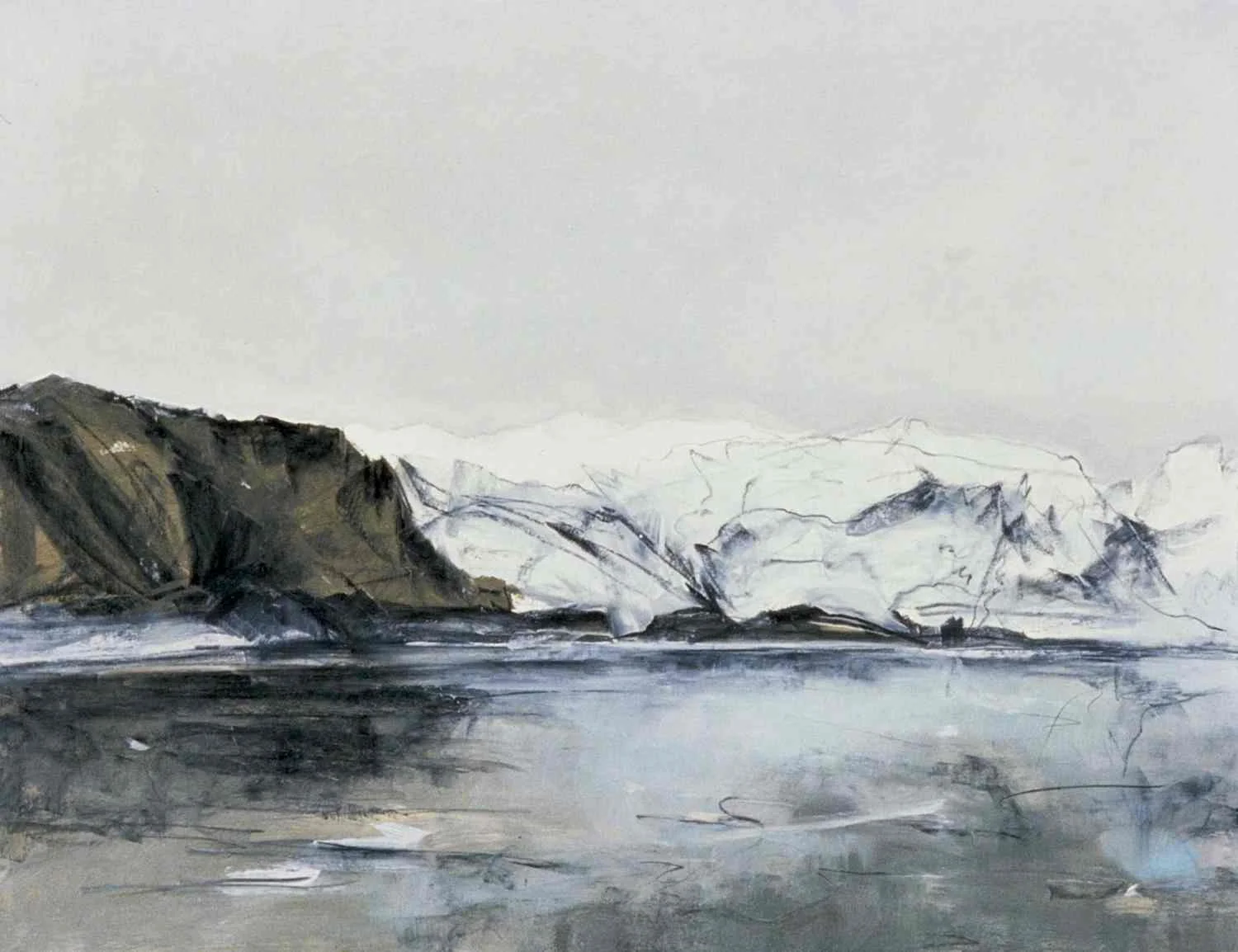 Glacier Bay, Iceberg 1, 1991, 22x30"