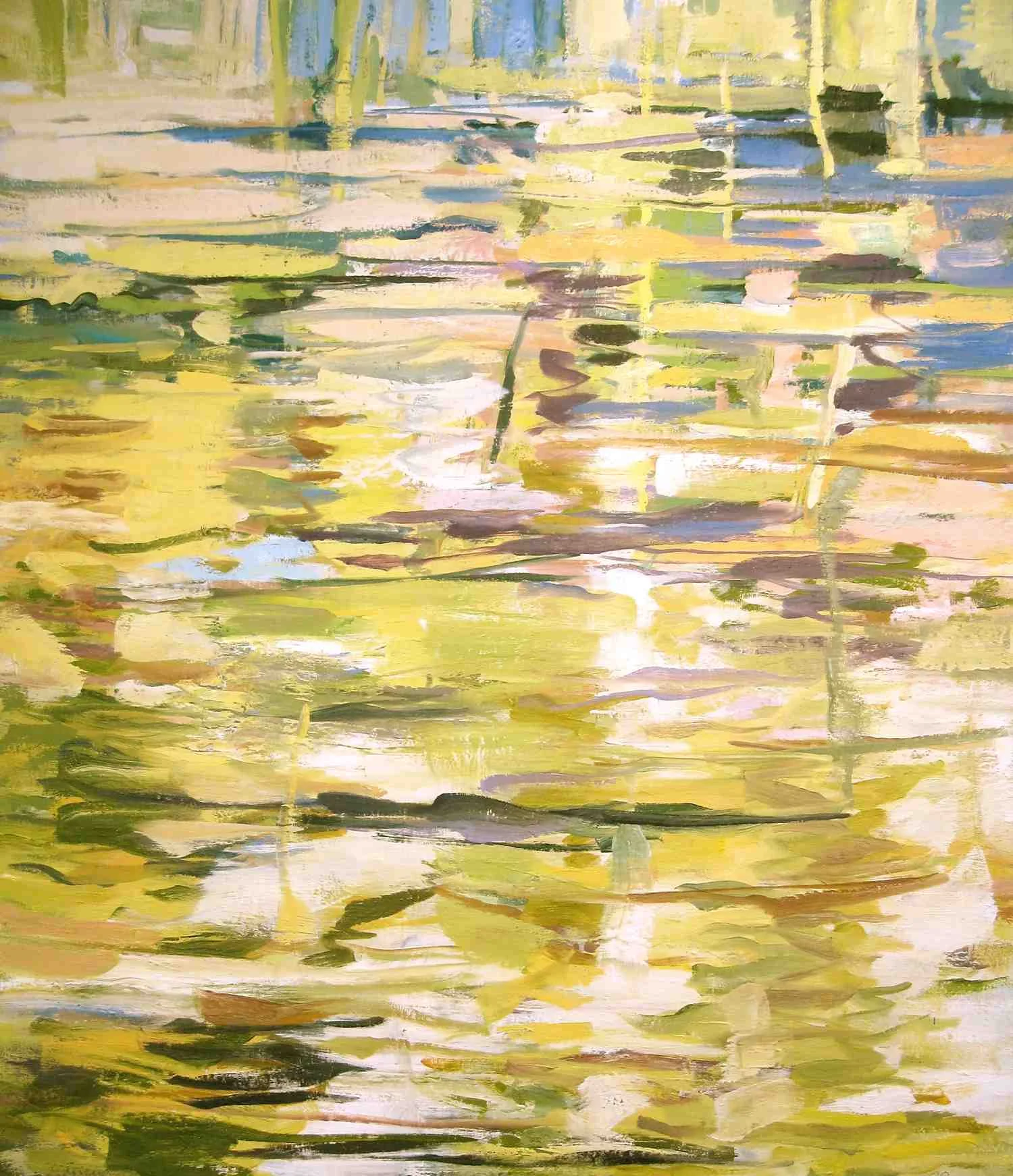 Adirondack Glow, 2010, oil on canvas, 40x30"