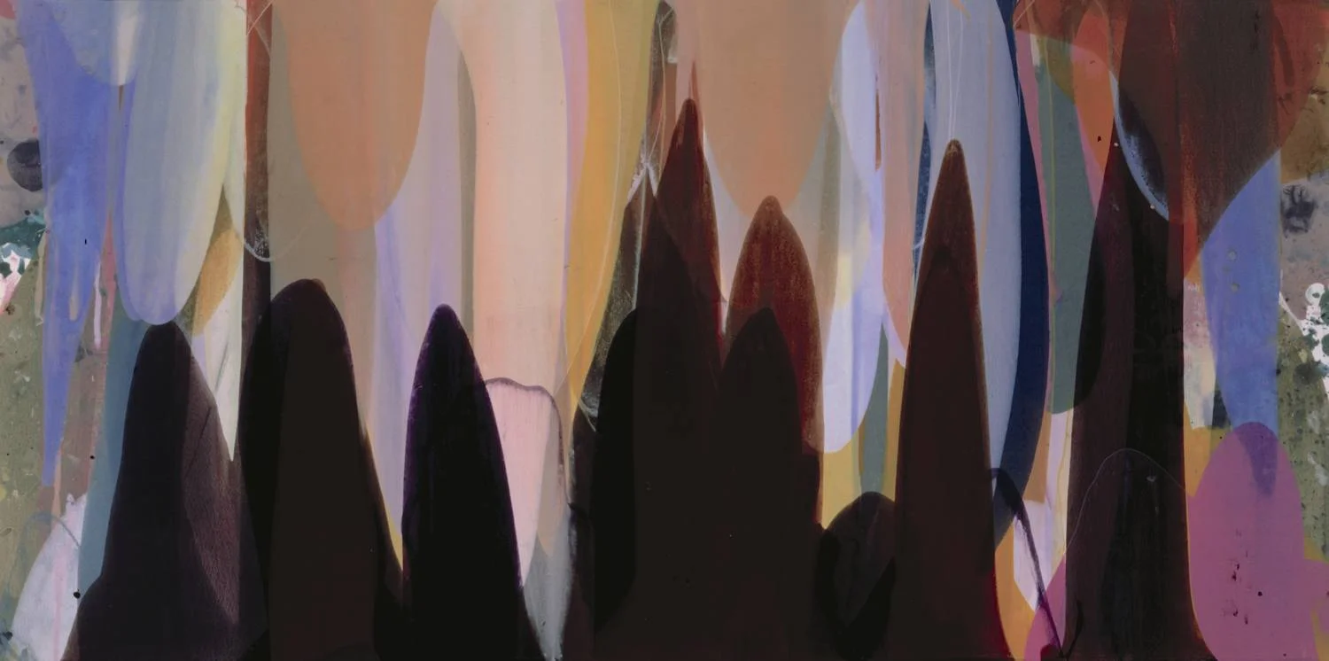 Untitled MP-1, 2004, acrylic on museum board, 16x32"