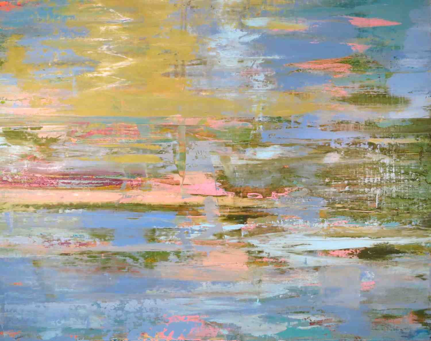 STRFLD#3, 2013, oil on canvas, 24x30"