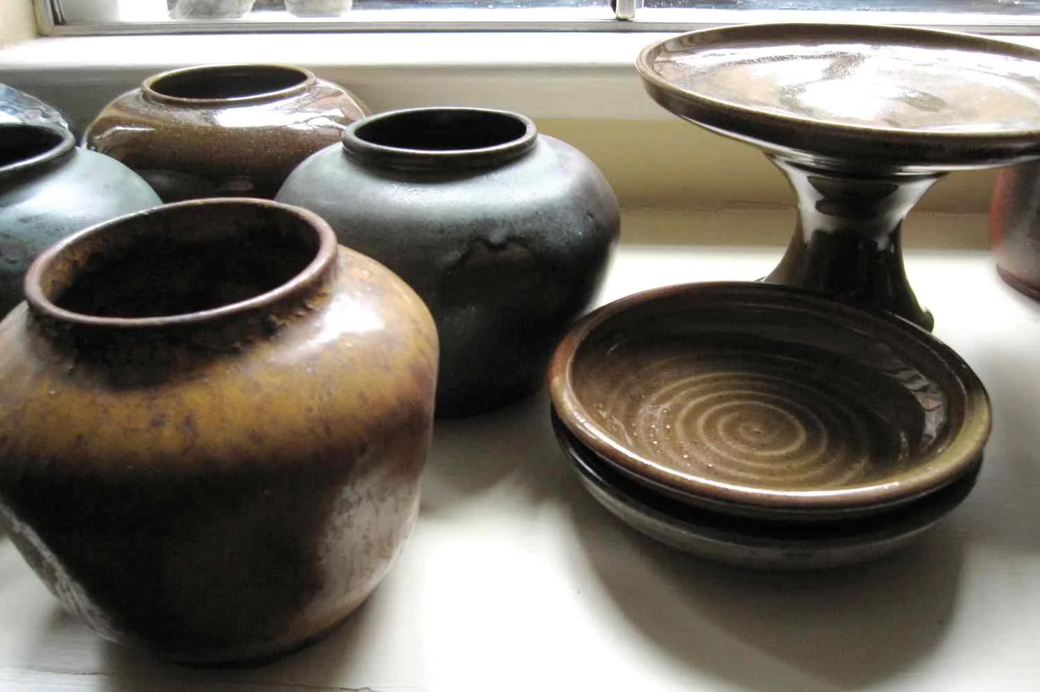 Thrown Pieces (various), stoneware