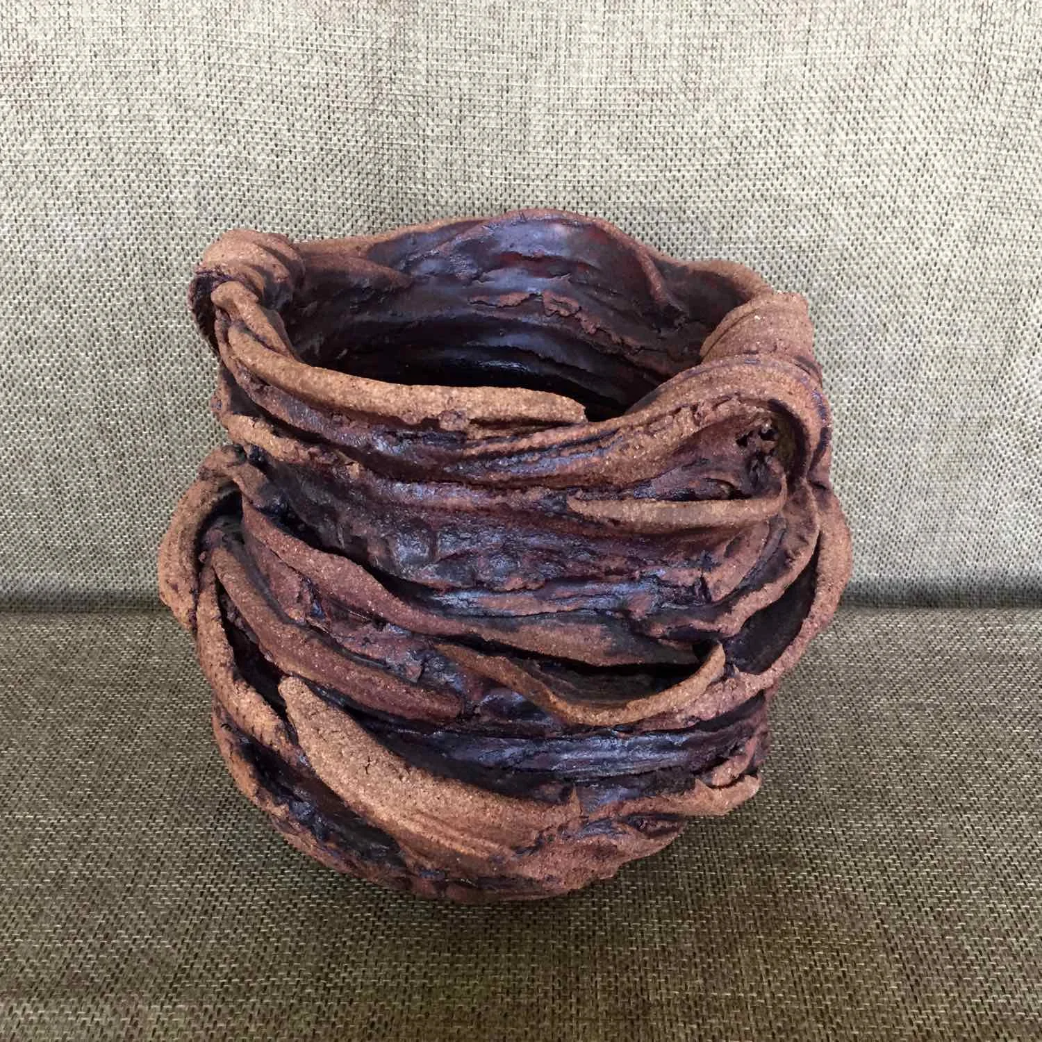 Strappling Vessel, 2013, stoneware