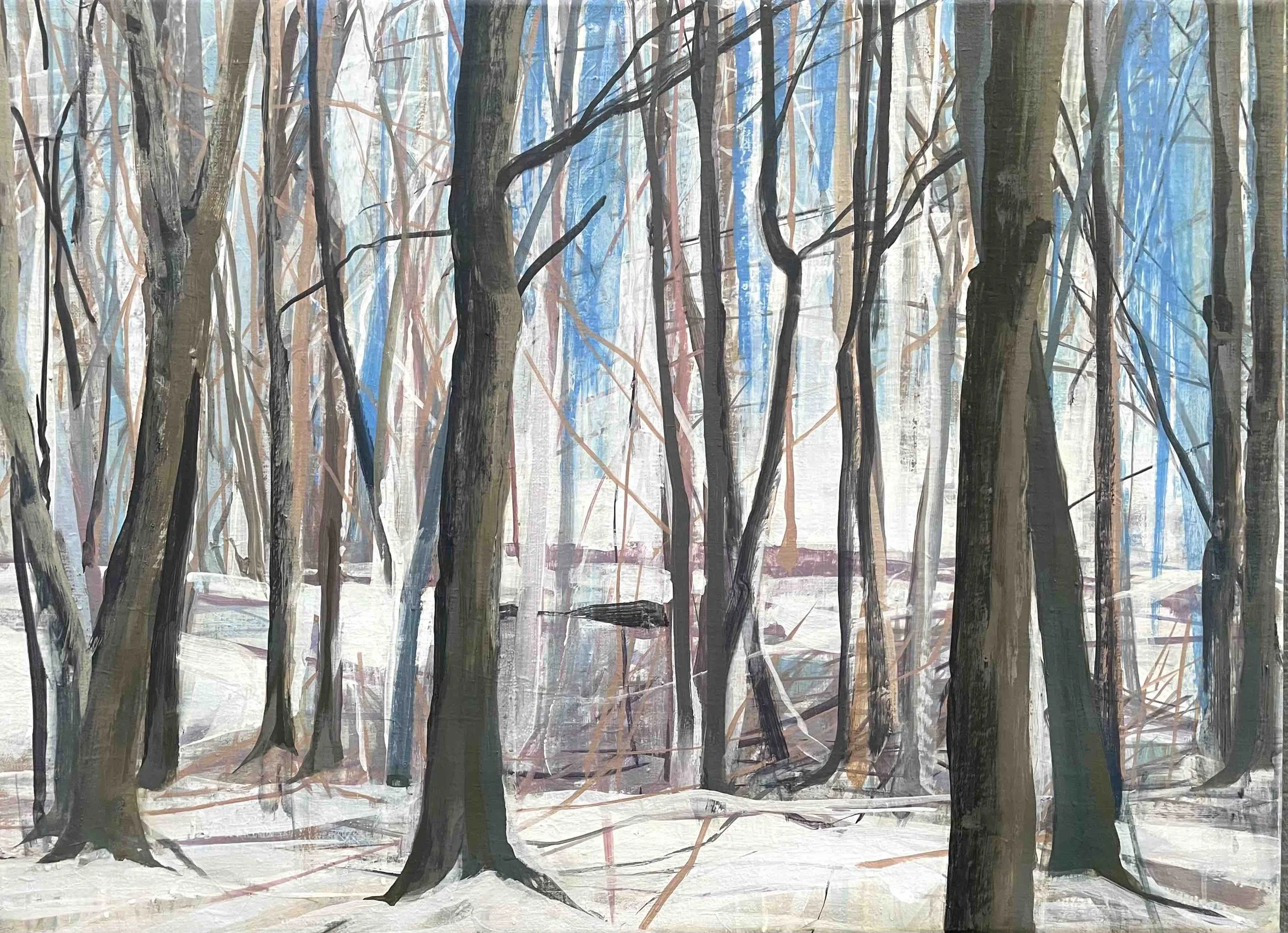 Winter, 2025, acrylic on canvas, 22x30"