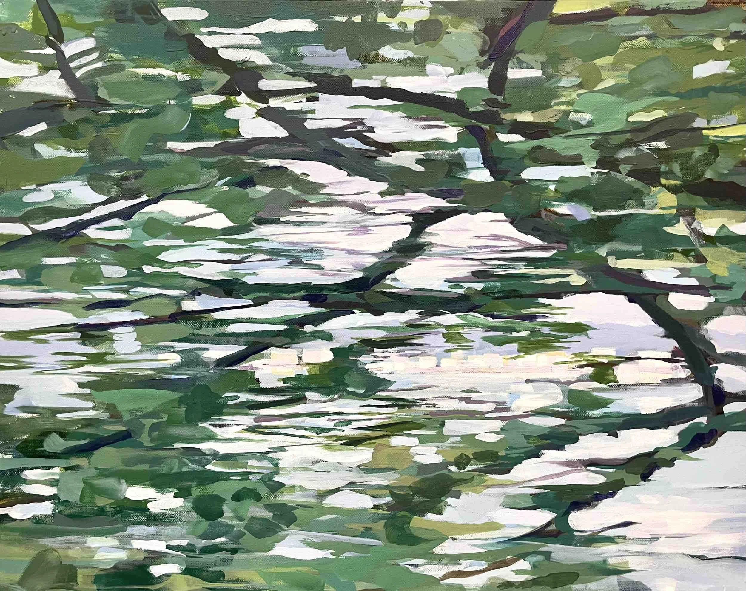 River View, 2025, acrylic on canvas, 22x30"
