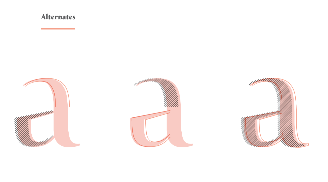 Gracie Harms logotype alternate forms