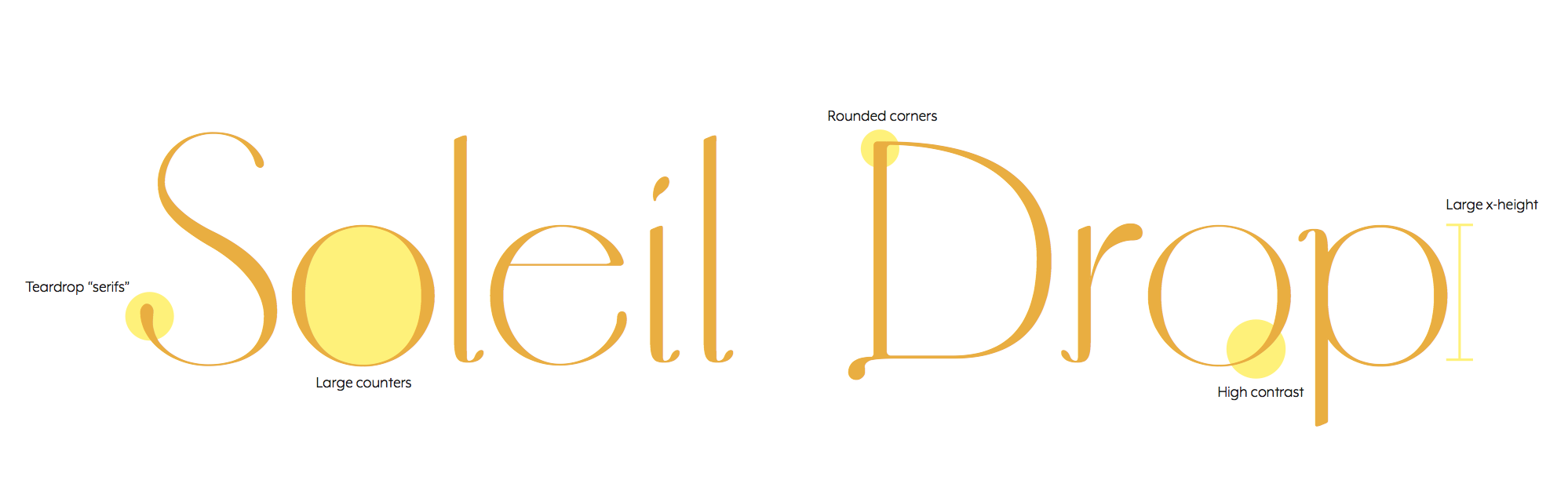 Soleil Drop Logotype Freesia Yoon