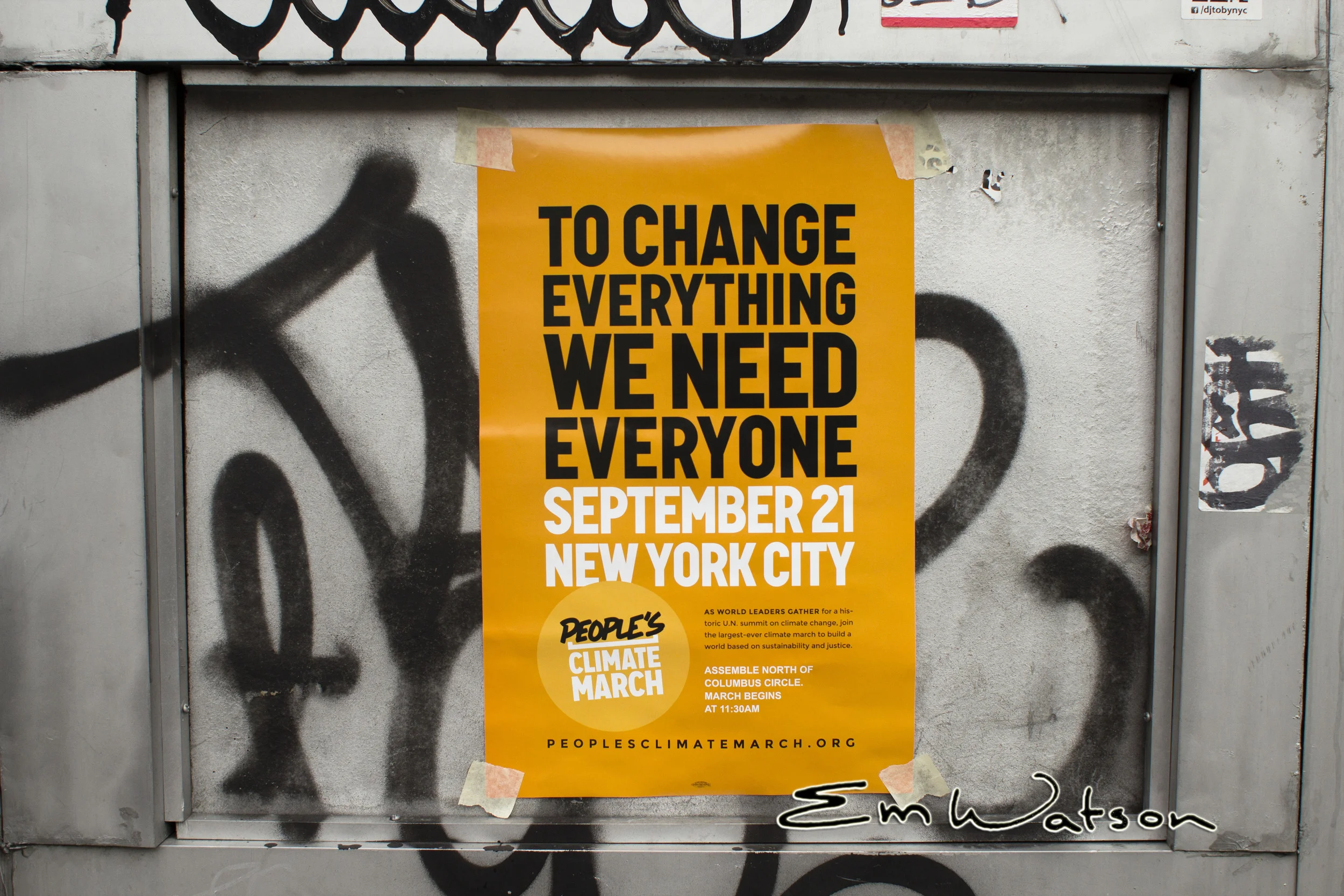 I passed this on the way home, down in the lower east side.