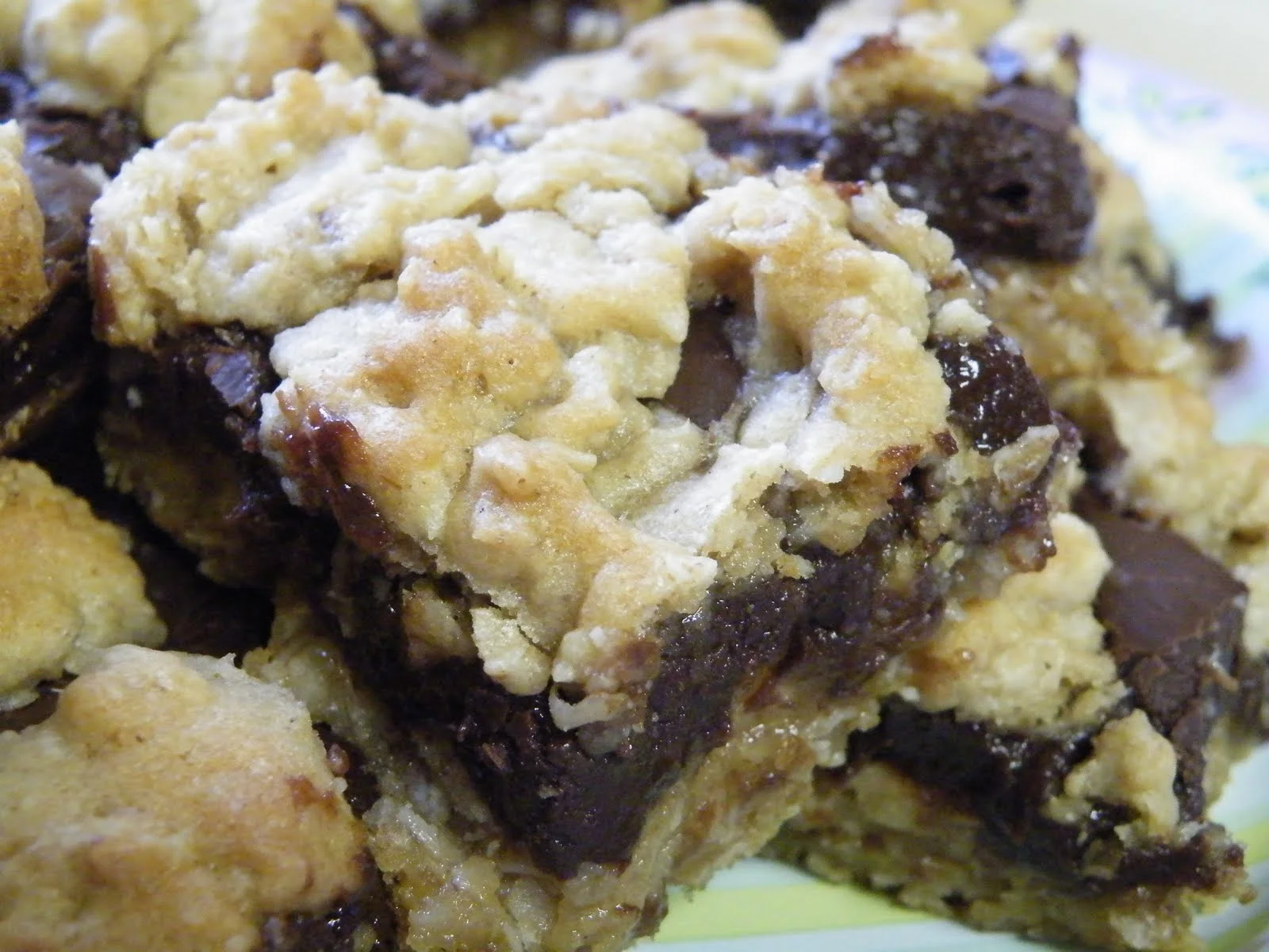 Oatmeal Chocolate Fudge Bars 