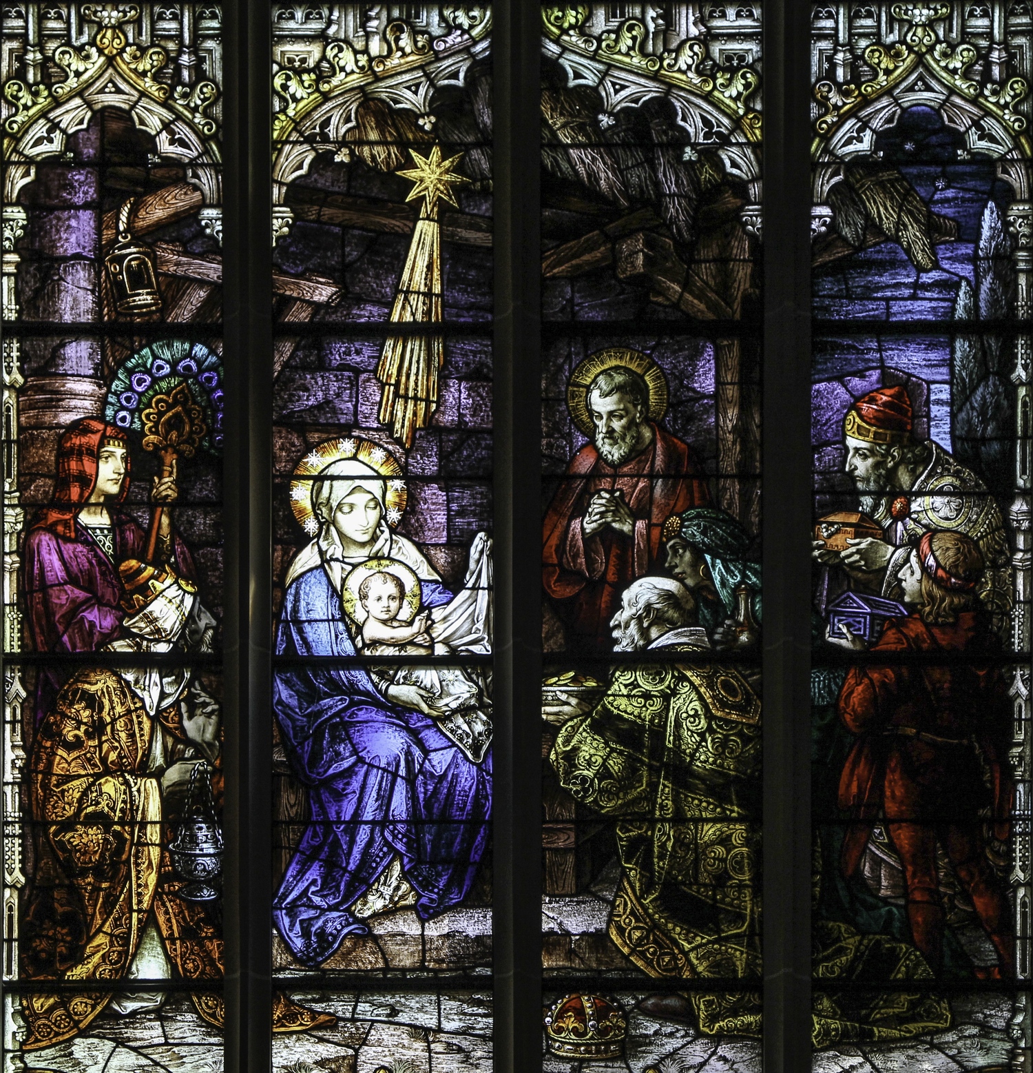 Кельнский собор витражи